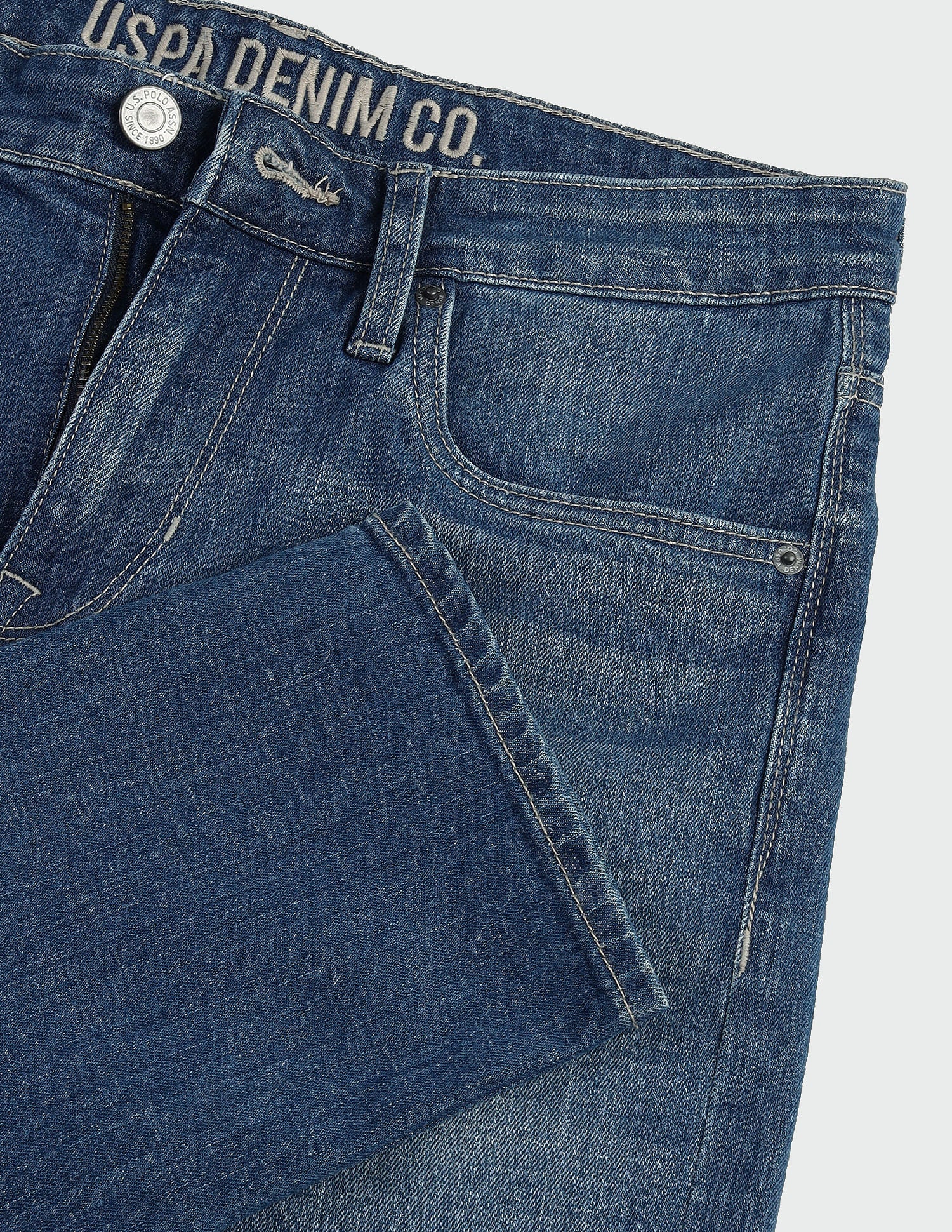 Regallo Skinny Fit Blue Jeans Blue - U.S. POLO ASSN. | Large