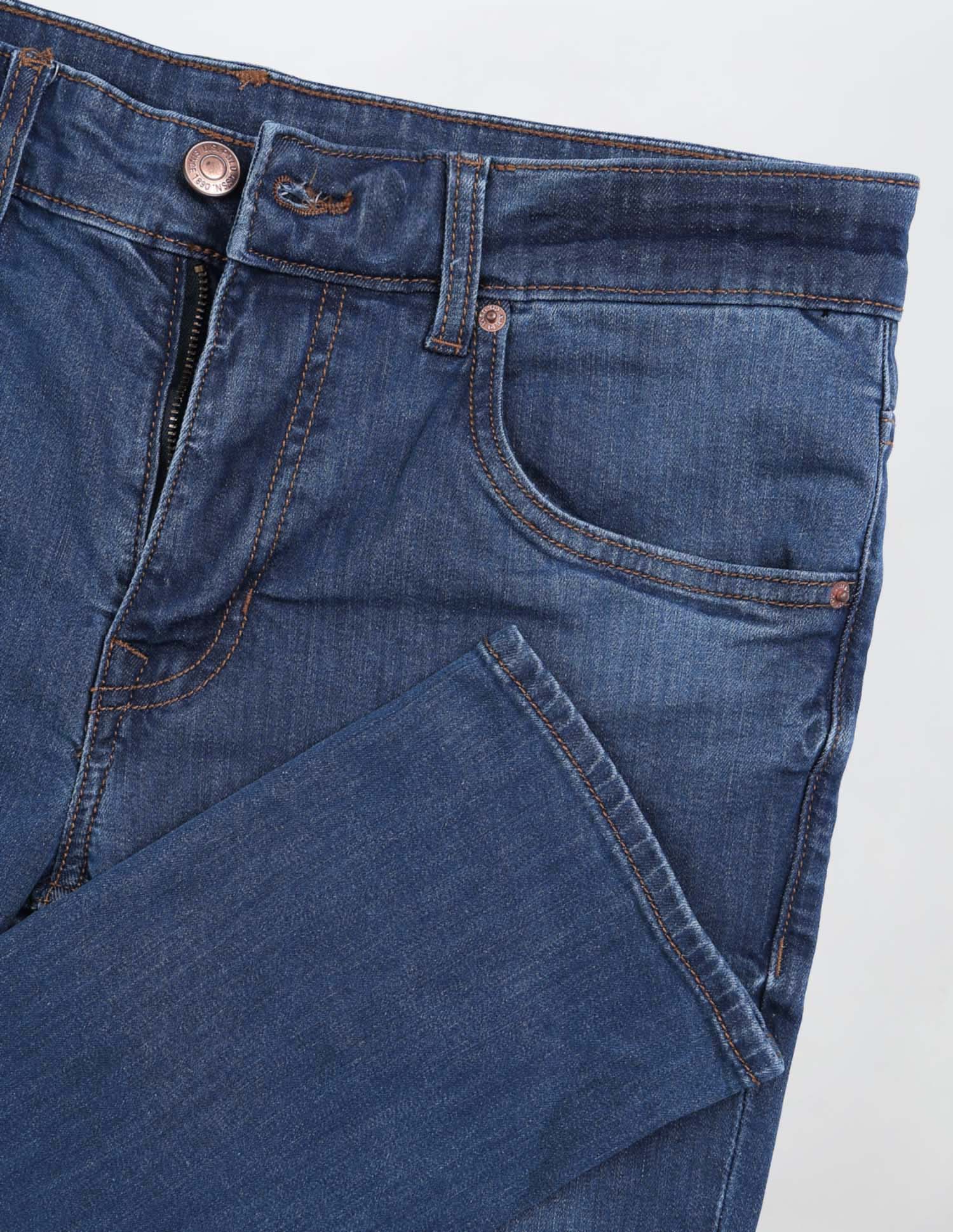 Brandon Slim Tapered Fit Blue Jeans Light Indigo - U.S. POLO ASSN. | Large