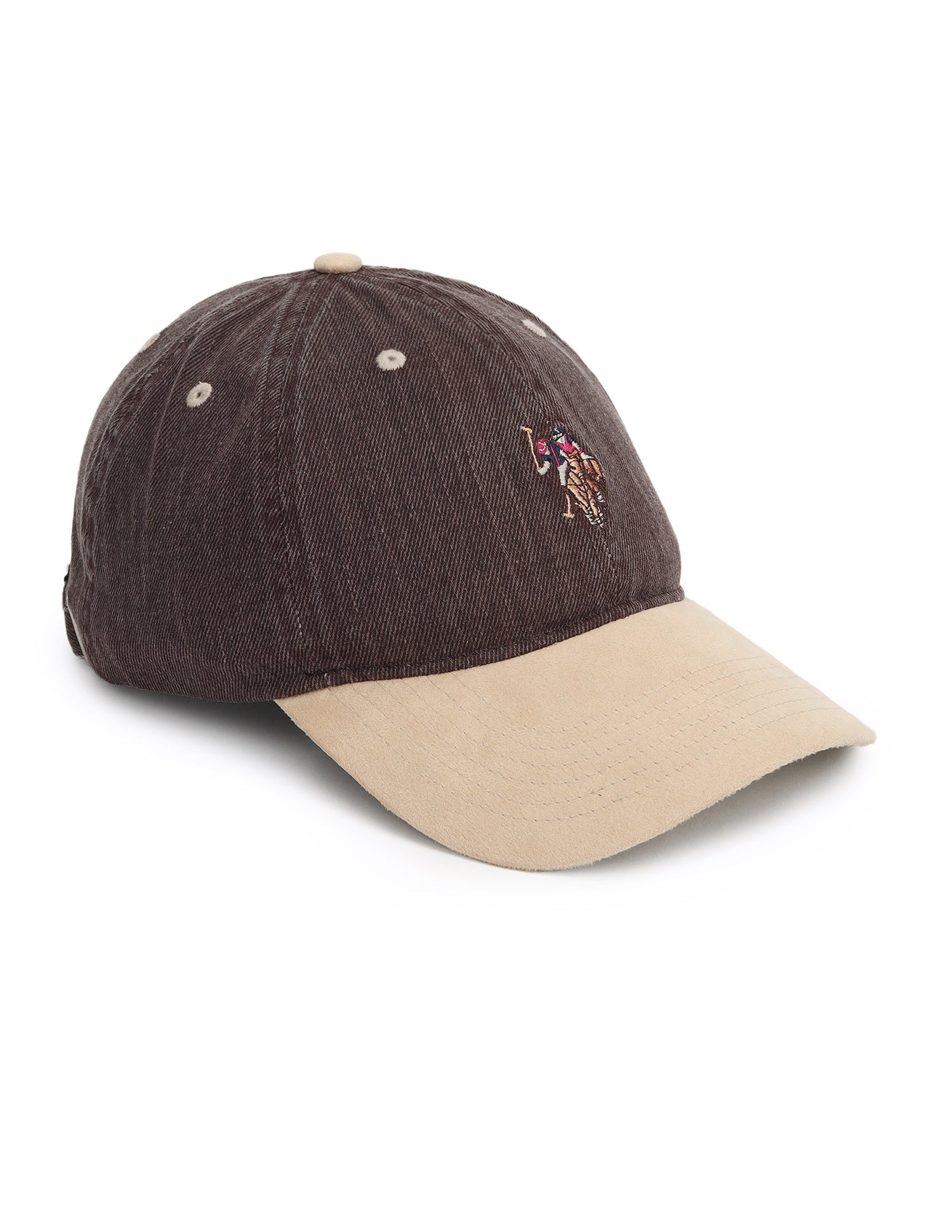 Brand Embroidered Twill Cap Brown - U.S. Polo Assn. India | Large