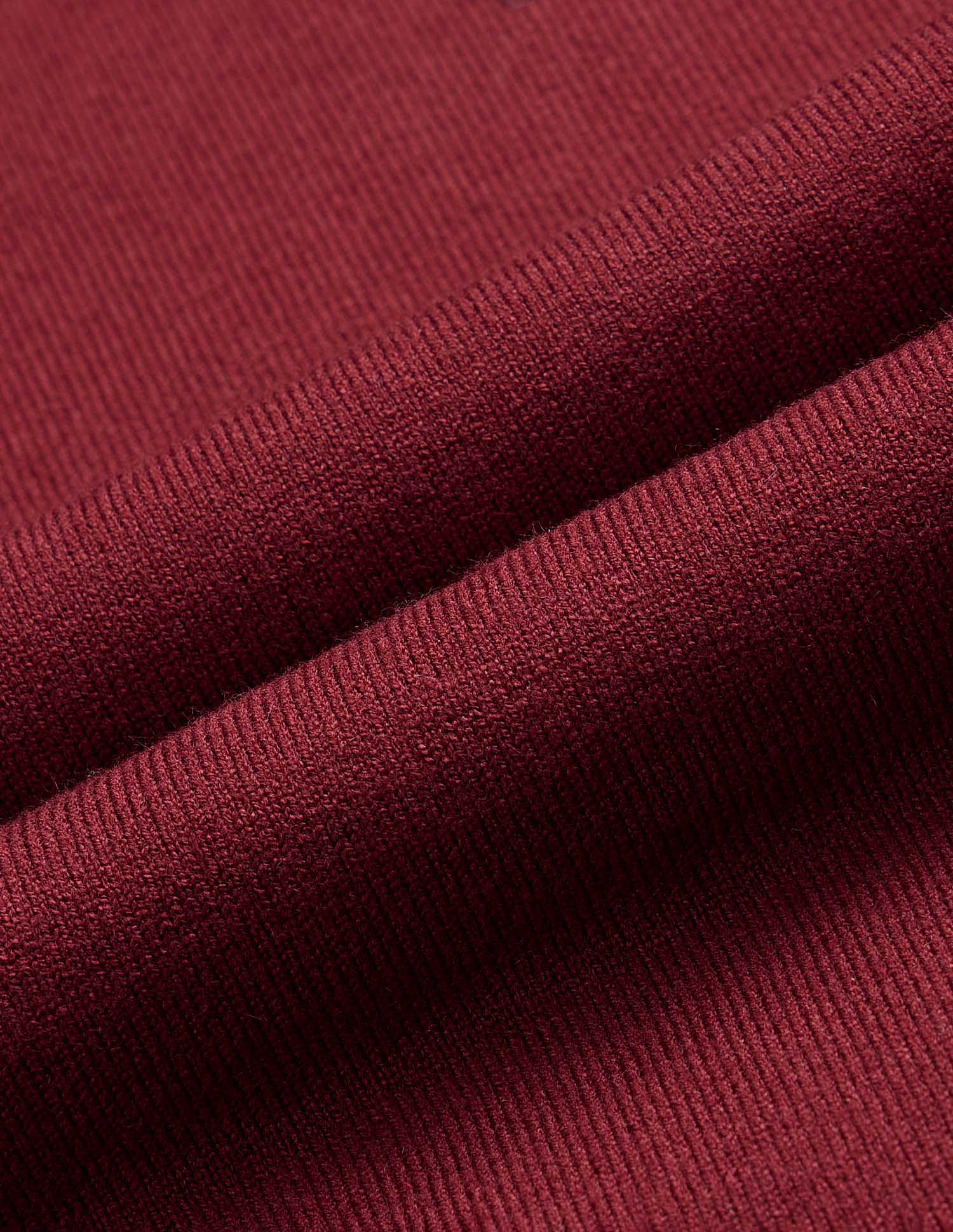 Solid Regular Fit Sweater Maroon - U.S. POLO ASSN. | Large