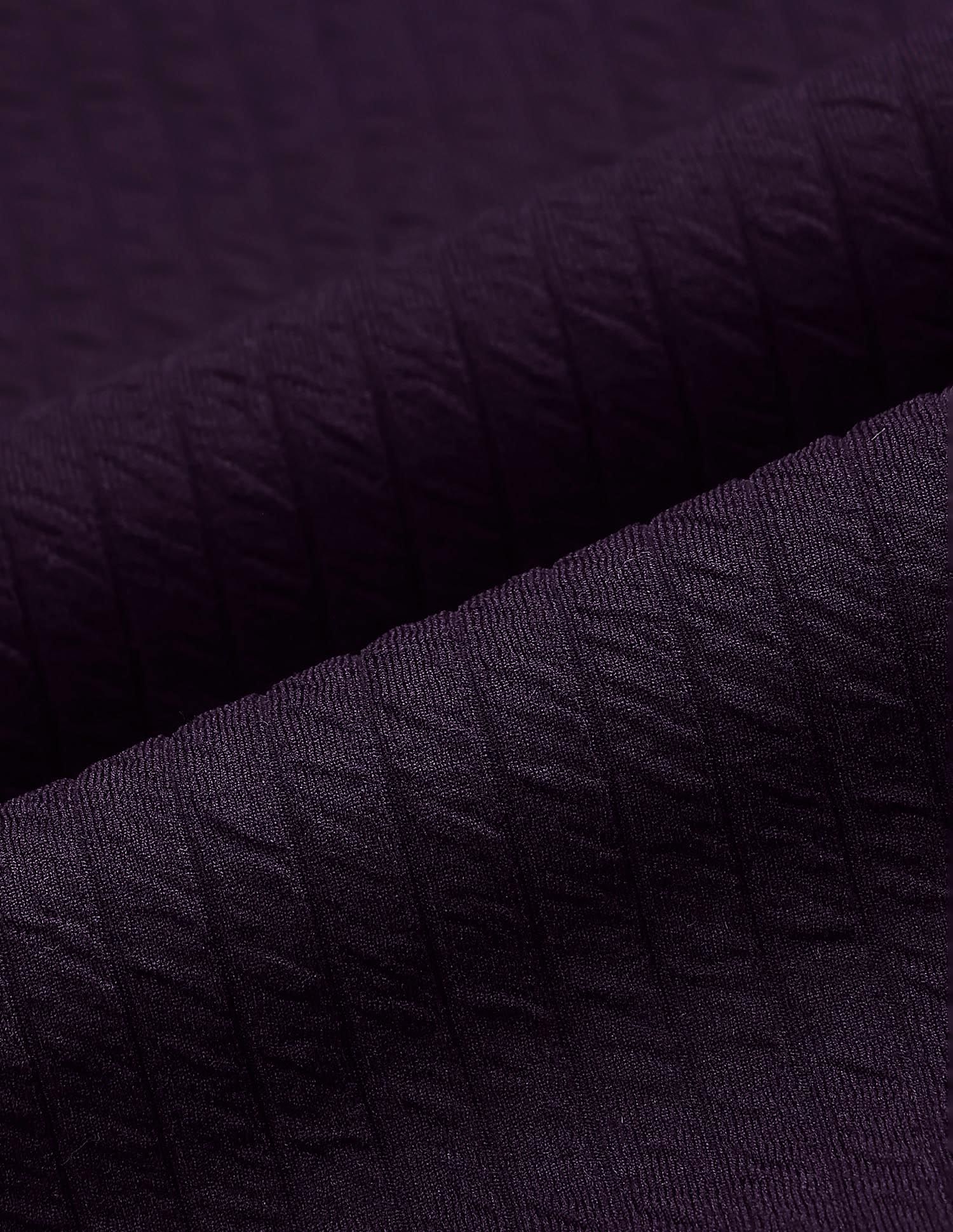 Textured Midi Sheath Dress Purple - U.S. POLO ASSN. | Large