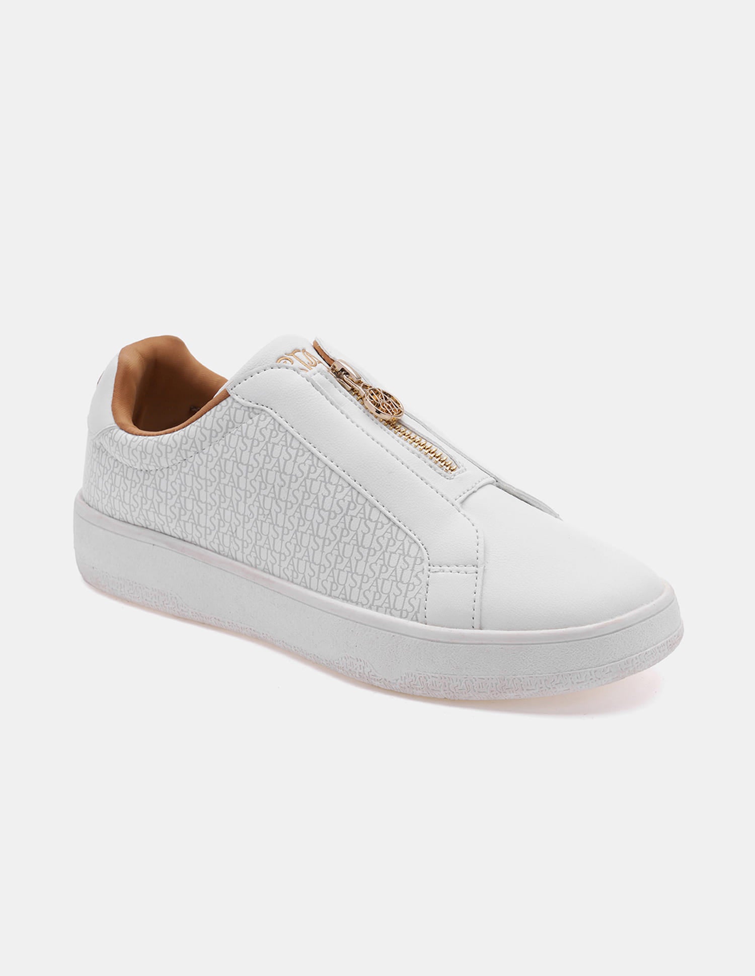 Women Marisa Brand Printed Sneakers White - U.S. Polo Assn. India | Large