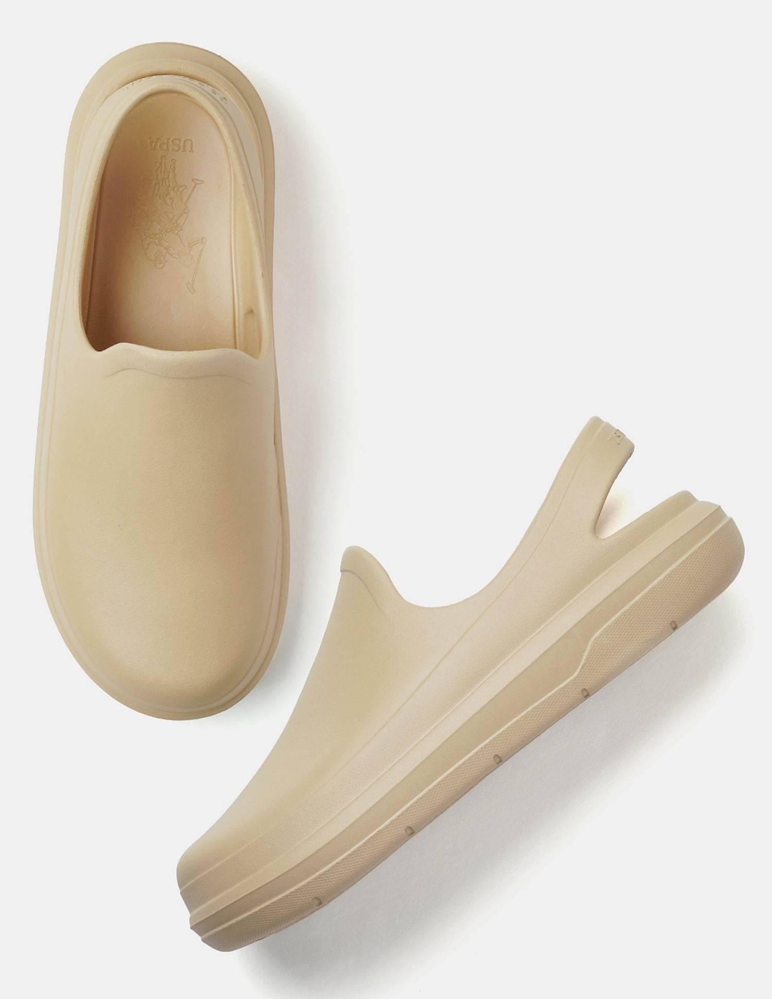 Men Neto Foam Walk Clogs Beige - U.S. POLO ASSN. | Large