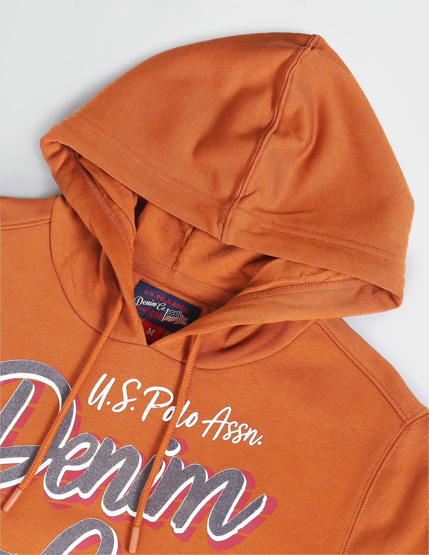 Kangaroo Pocket Hooded Sweatshirt Tan - U.S. POLO ASSN. | Large