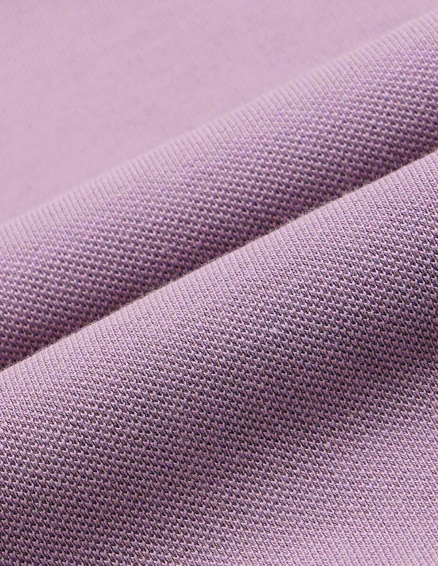 Pure Cotton Solid Polo Shirt Violet - U.S. Polo Assn. India | Large