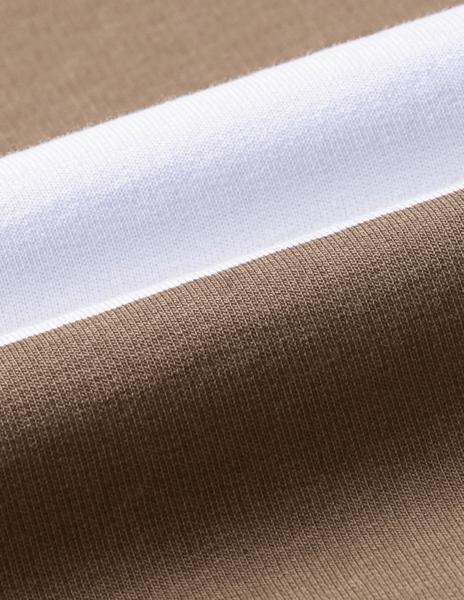 Horizontal Striped Slim Fit Polo Shirt Light Brown - U.S. POLO ASSN. | Large