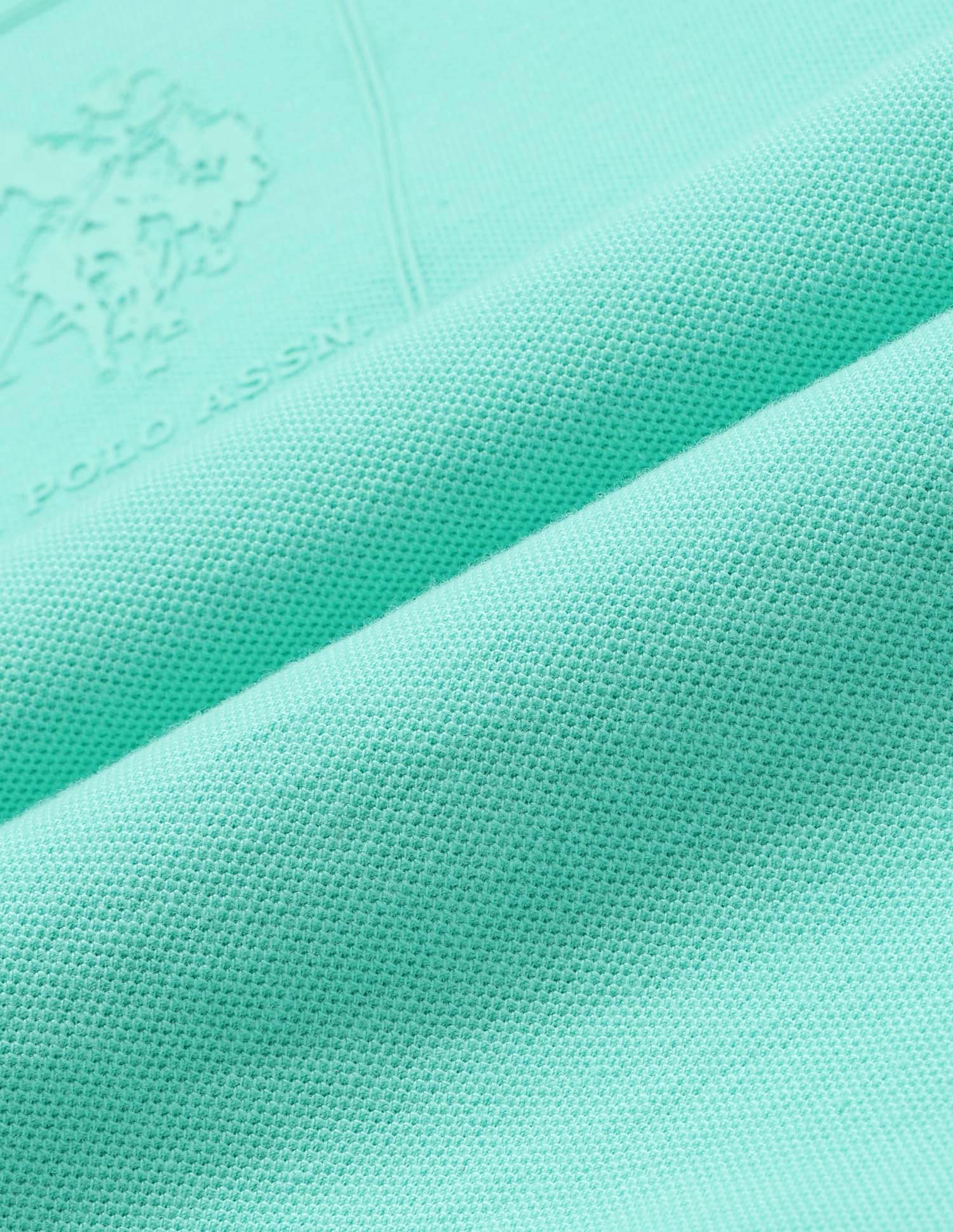 Boys Brand Embossed Regular Fit T-Shirt Aqua - U.S. POLO ASSN. | Large