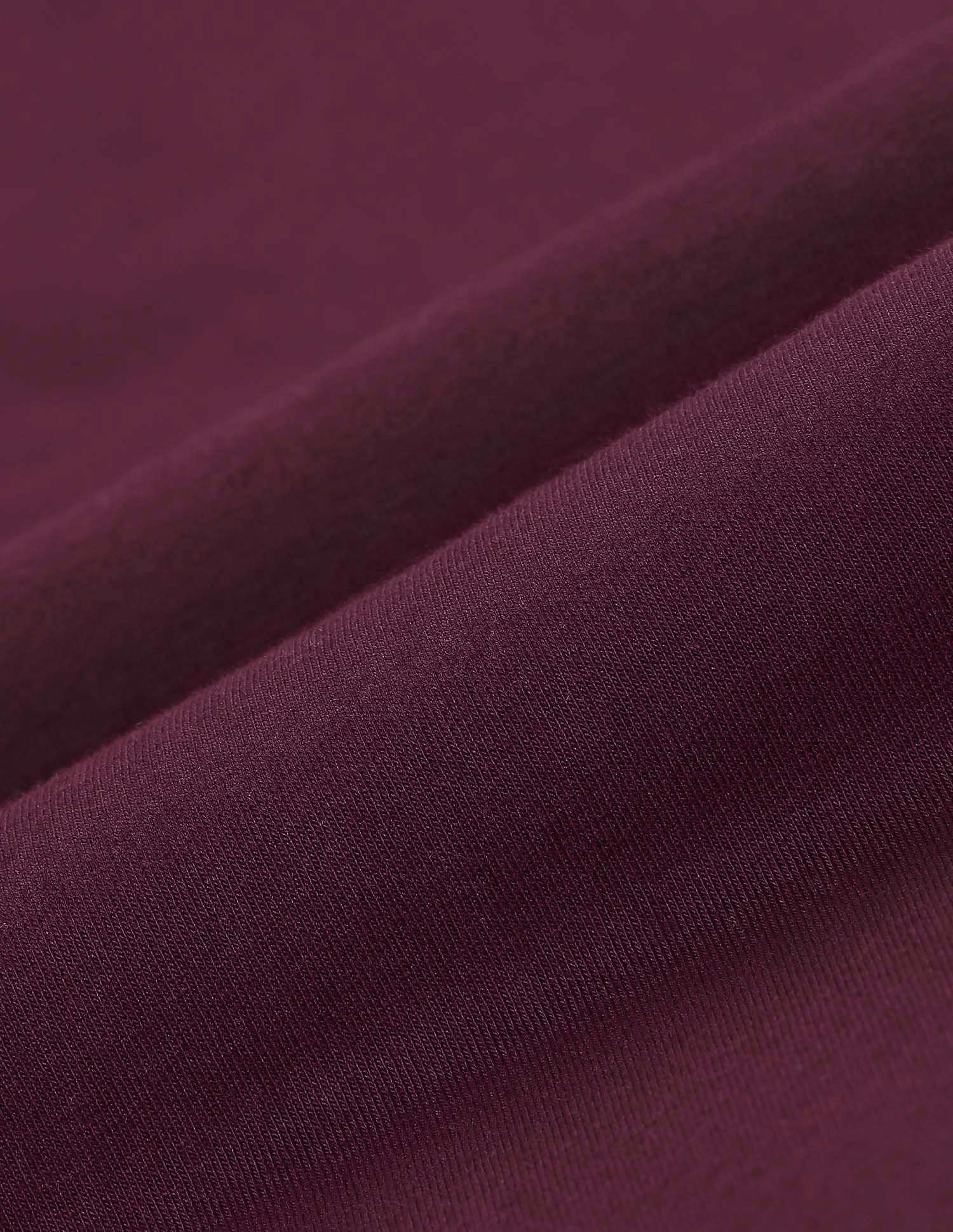 Wide Leg Fit Solid Trousers Red - U.S. POLO ASSN. | Large