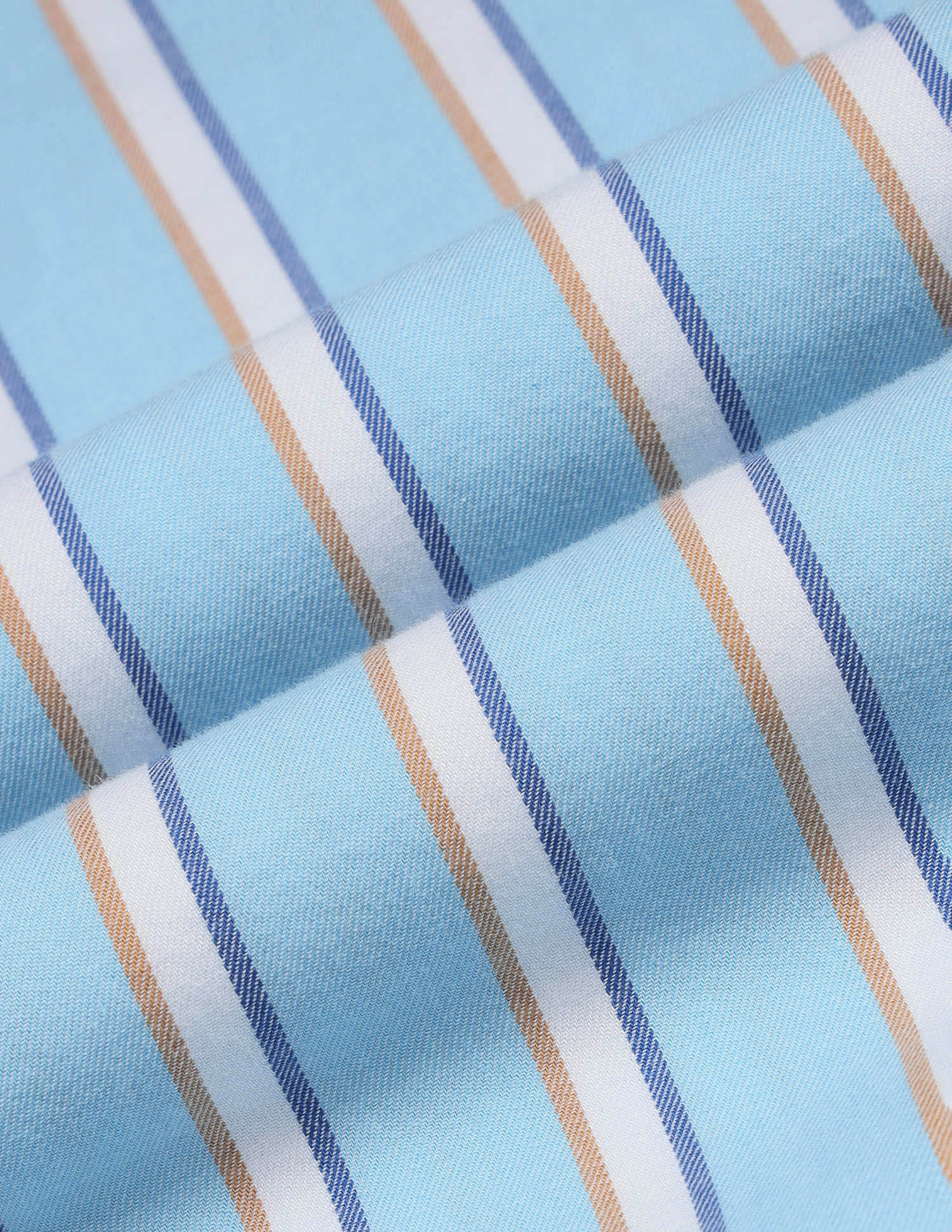 Vertical Striped Twill Shirt Blue - U.S. Polo Assn. India | Large