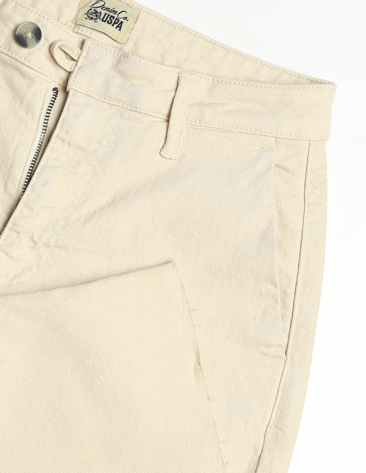 Mid Rise Straight Fit Jeans White - U.S. Polo Assn. India | Large