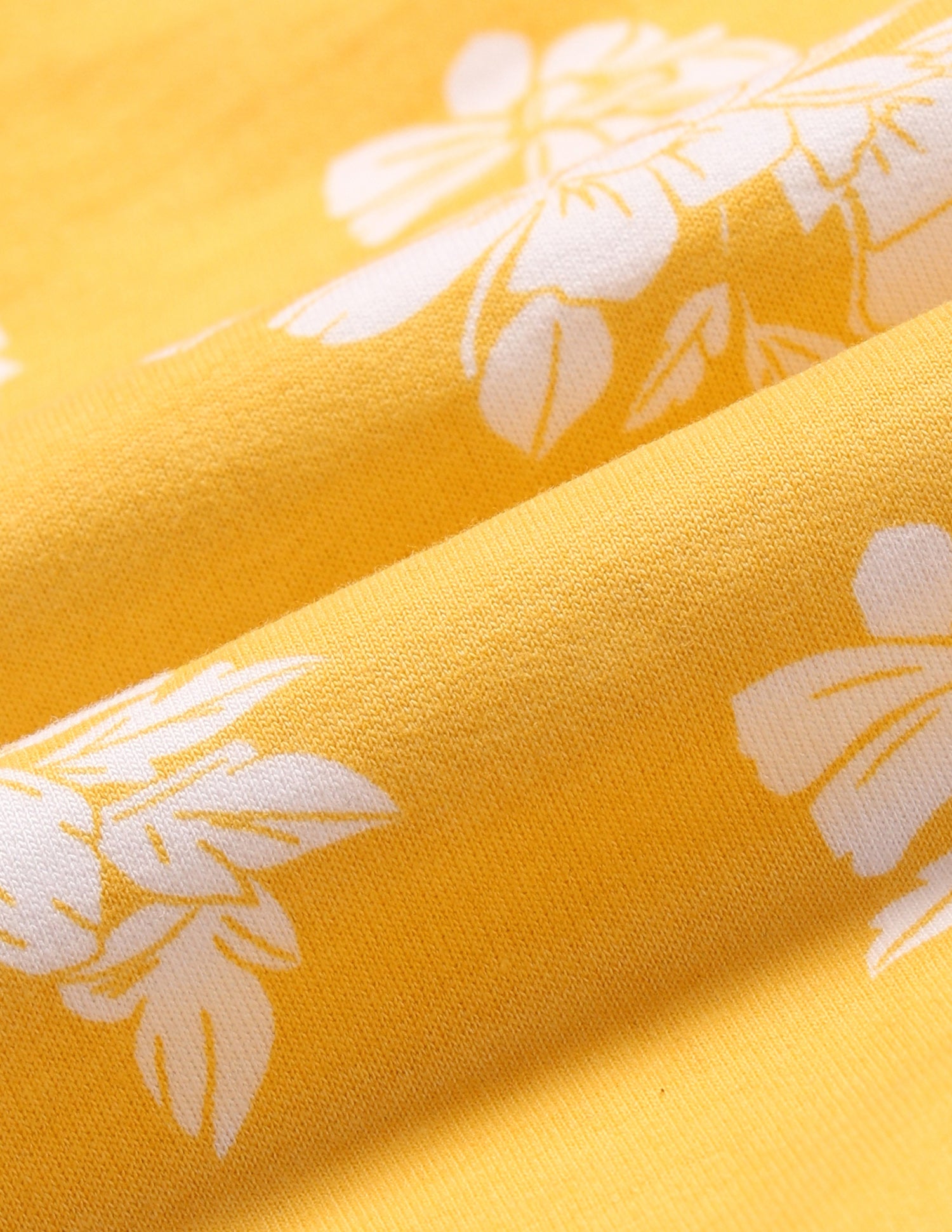 Girls Floral Printed Regular Fit Sweatshirt Yellow - U.S. POLO ASSN. | Large