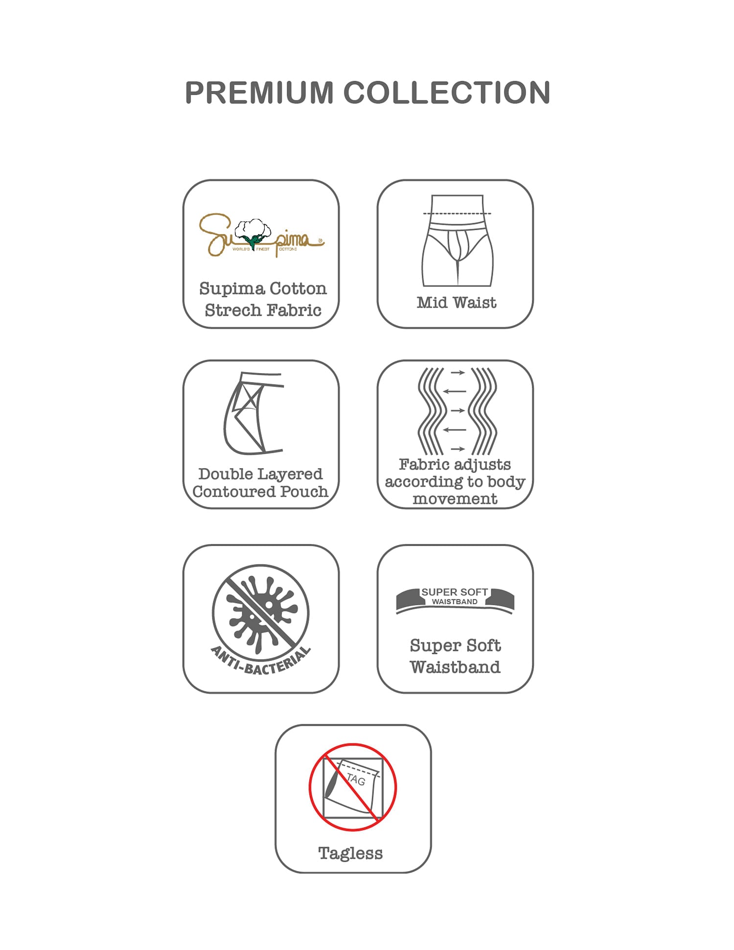 Solid Supima Cotton Spandex I615 Briefs - Pack Of 1 Black - U.S. POLO ASSN. | Large