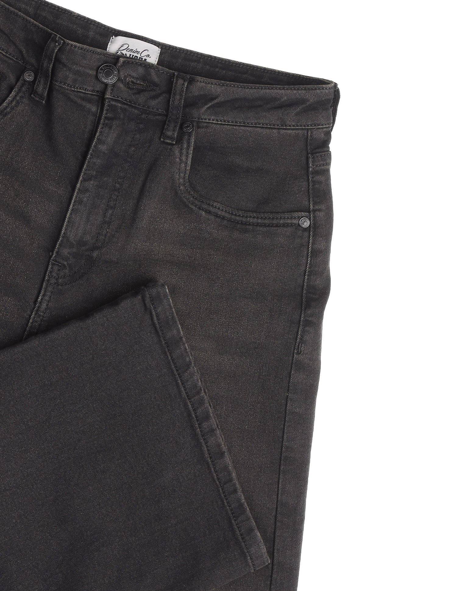 High Rise Wide Leg Fit Jeans Dark Grey - U.S. Polo Assn. India | Large