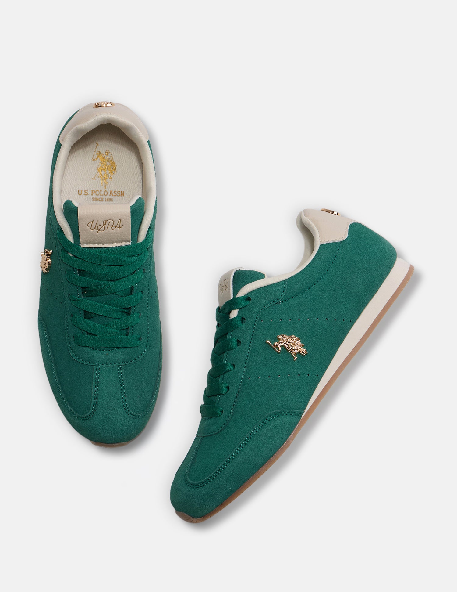 Ximena Round Toe Sneakers Green - U.S. Polo Assn. India | Large