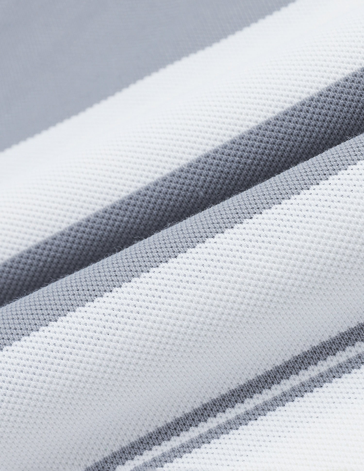 Horizontal Striped Slim Fit Polo Shirt Light Grey - U.S. Polo Assn. India | Large