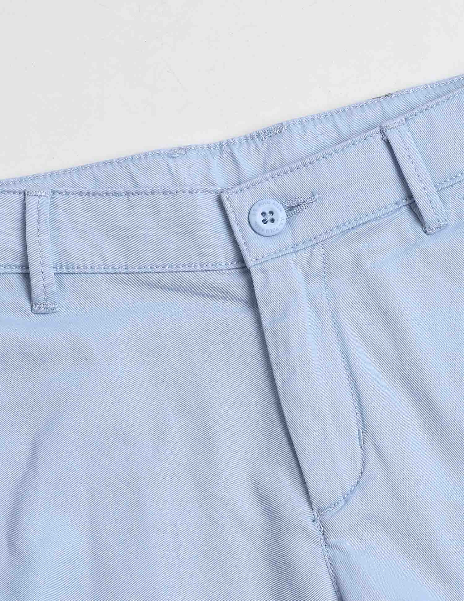 Boys Relaxed Fit Solid Shorts Light Blue - U.S. Polo Assn. India | Large