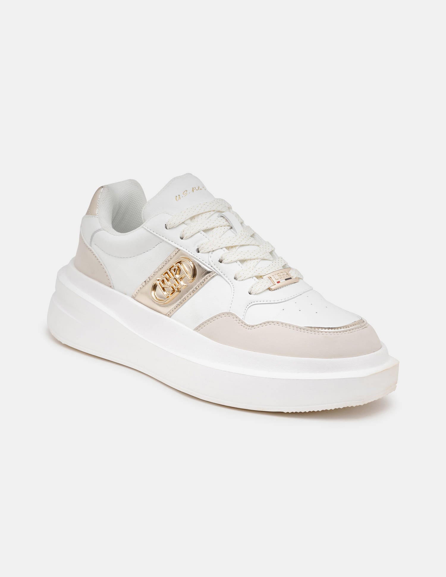 Winslet Beige Light Weight Sneaker Shoes Beige - U.S. Polo Assn. India | Large