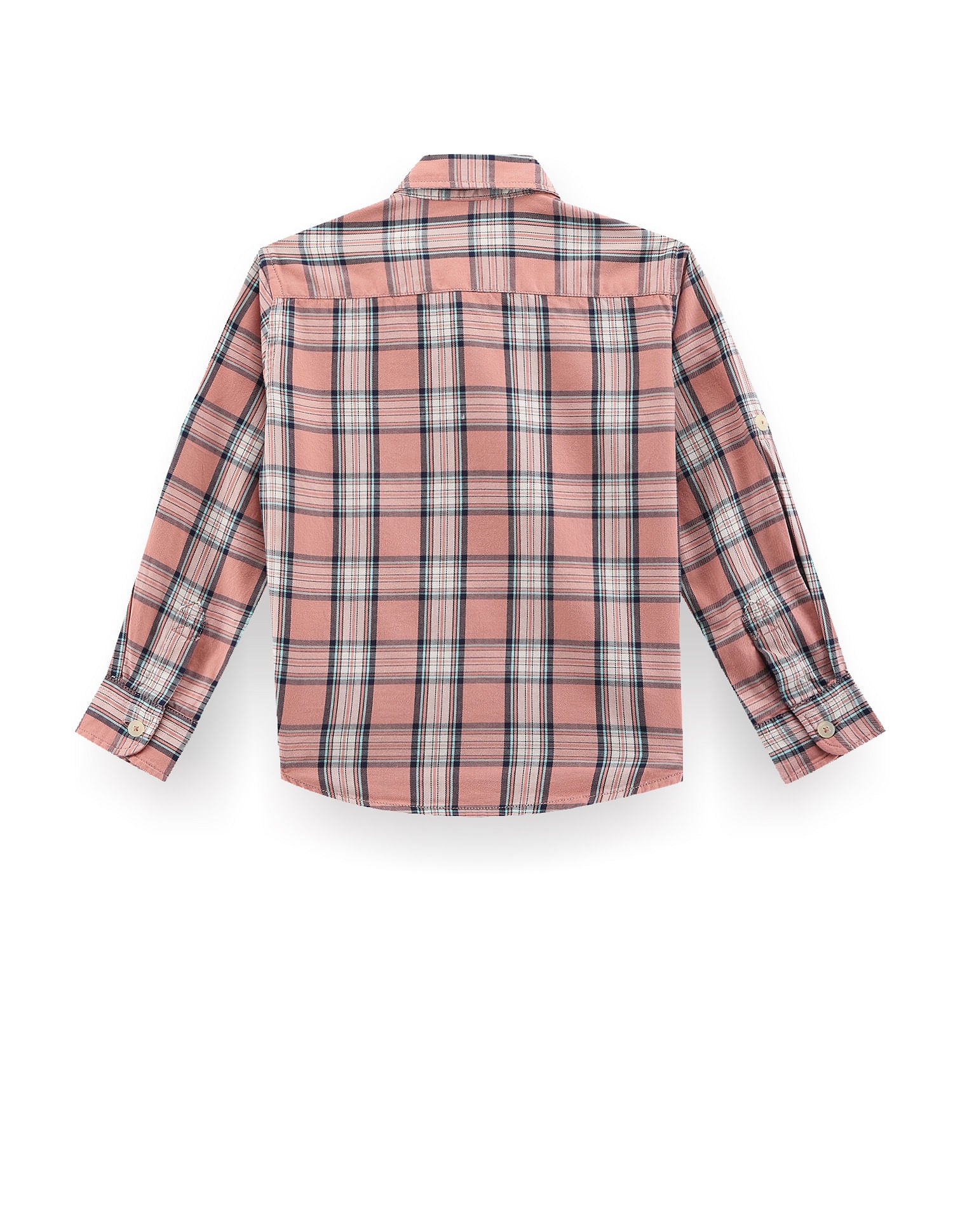 Boys Button Collar Tartan Shirt Pink - U.S. POLO ASSN. | Large