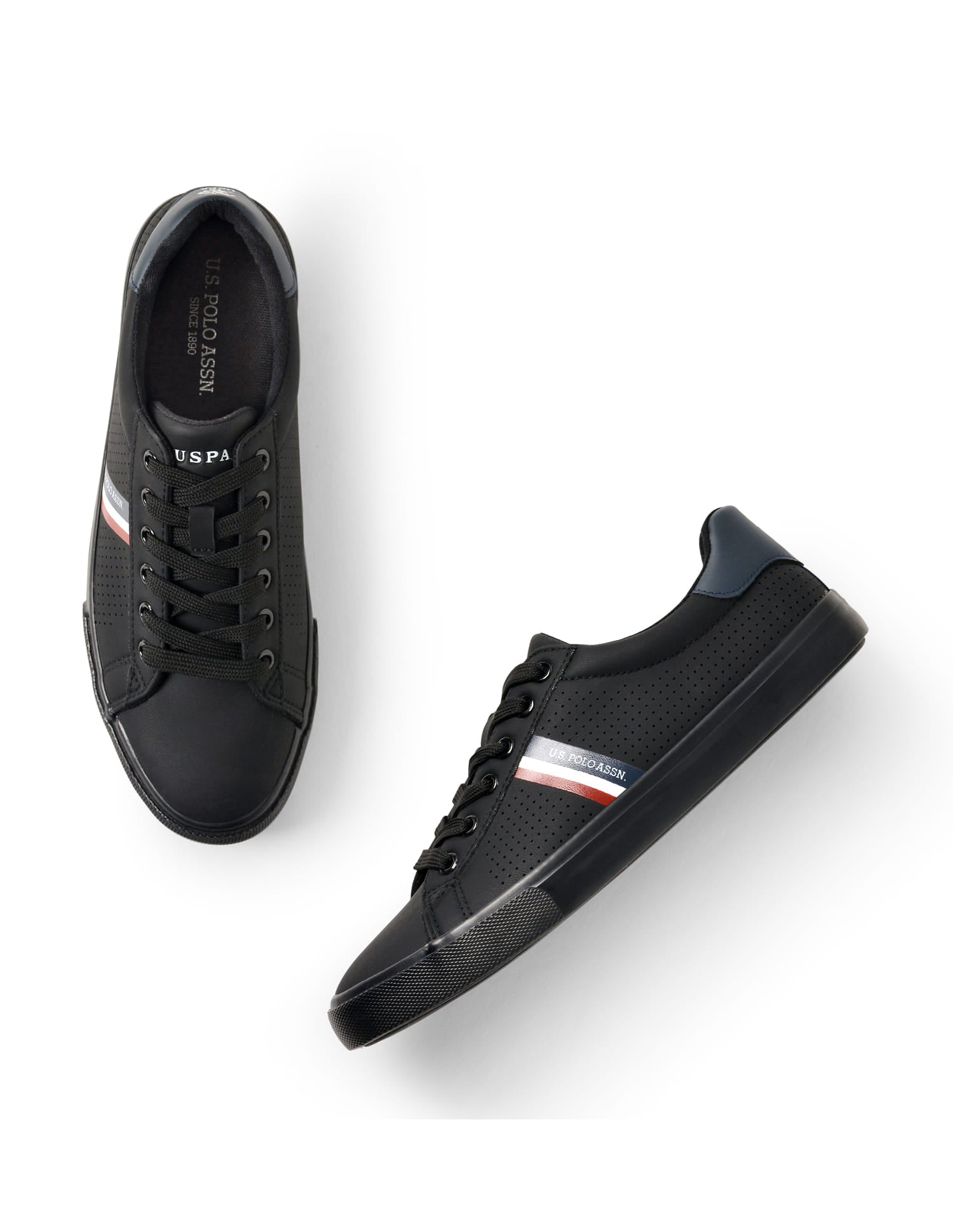 Men Capron 5.0 Solid Sneakers Black - U.S. Polo Assn. India | Large
