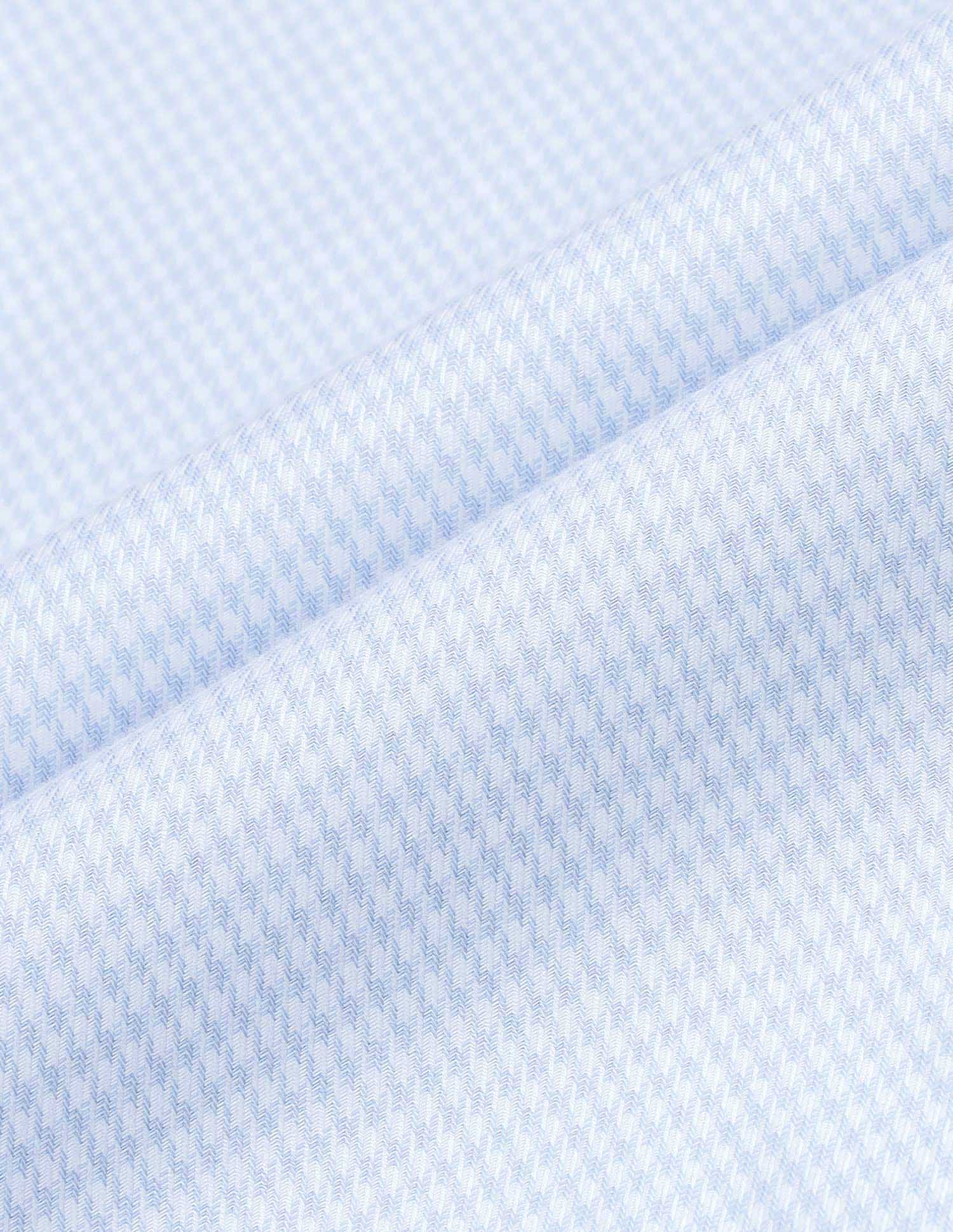 Textured Tailored Fit Shirt Blue - U.S. POLO ASSN. | Large