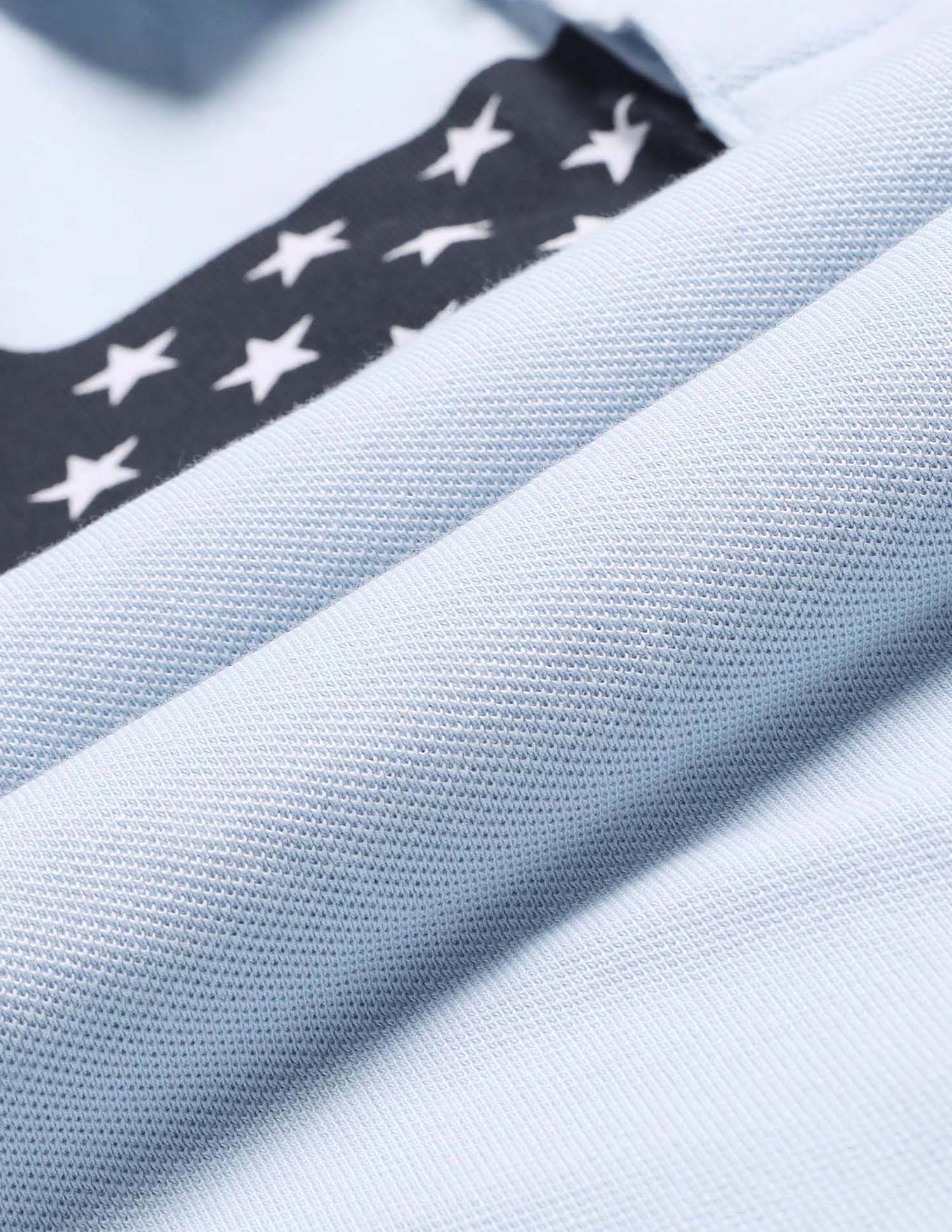 Boys Brand Printed Regular Fit Polo Shirt Blue - U.S. POLO ASSN. | Large