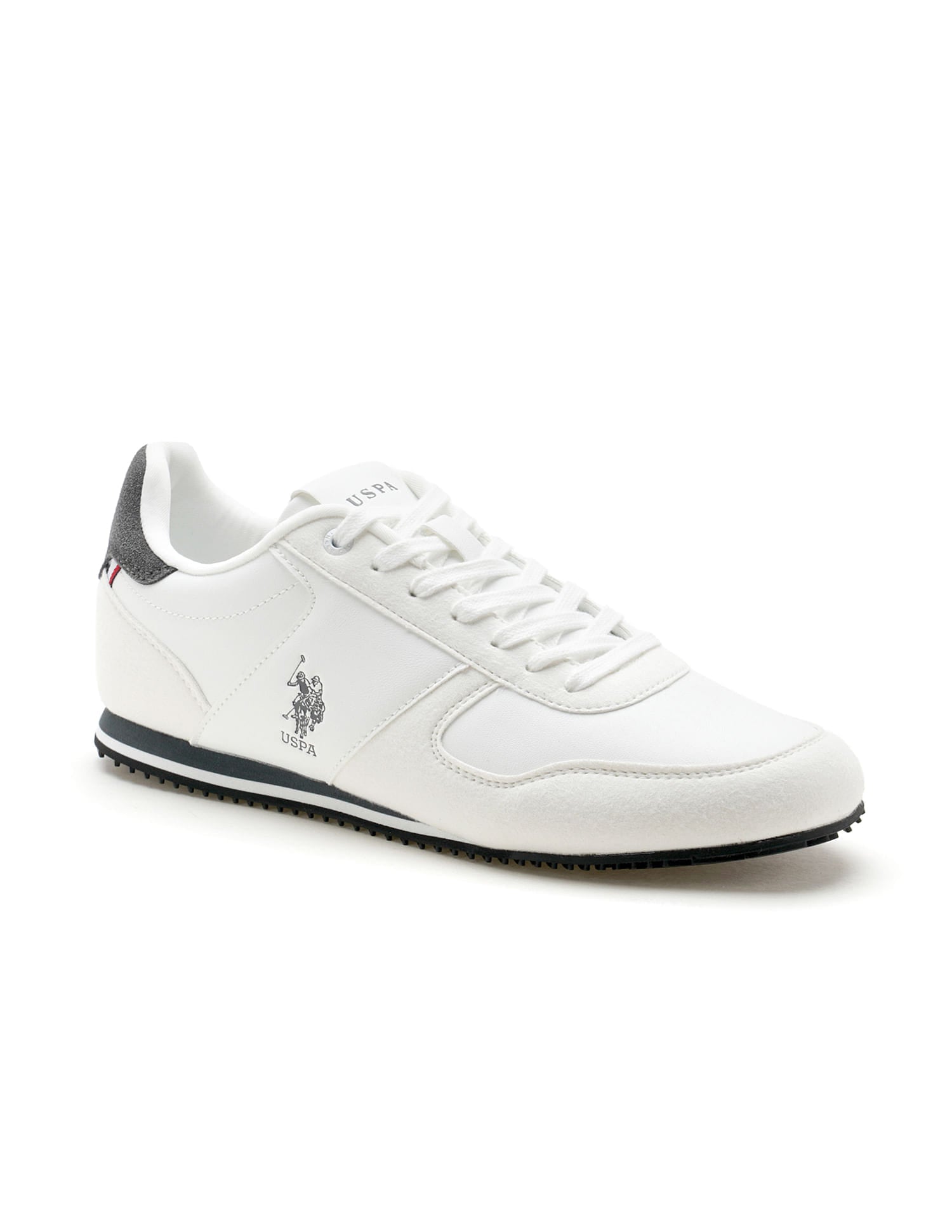 Men Sorrento White Retro Sneakers White - U.S. Polo Assn. India | Large