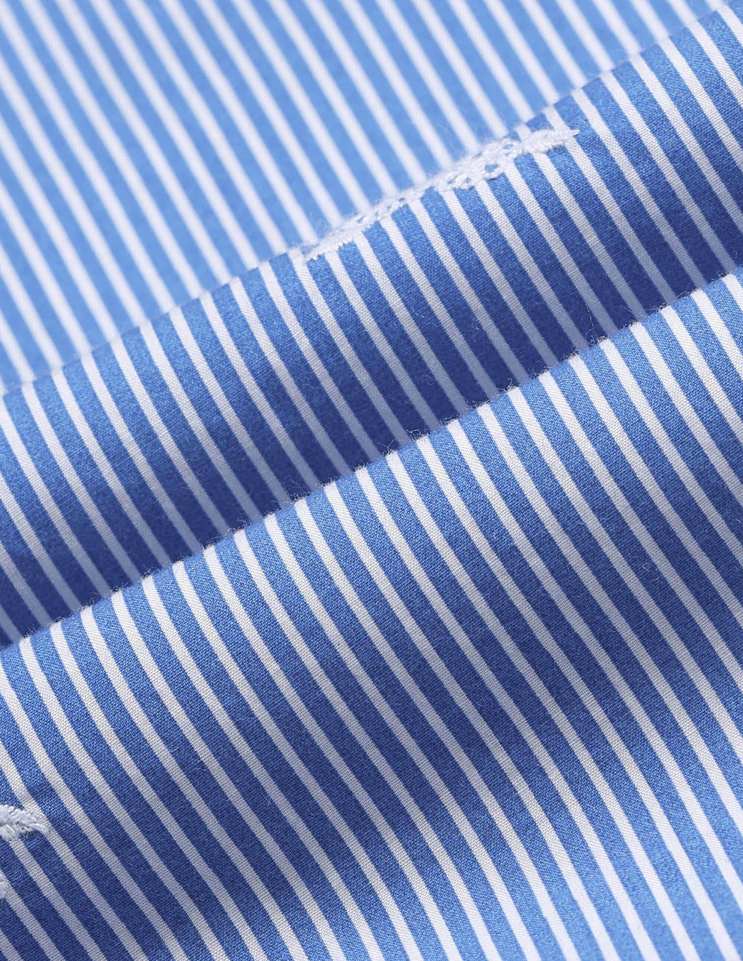 Relaxed Striped Shirt With Embroidery Blue - U.S. Polo Assn. India | Large