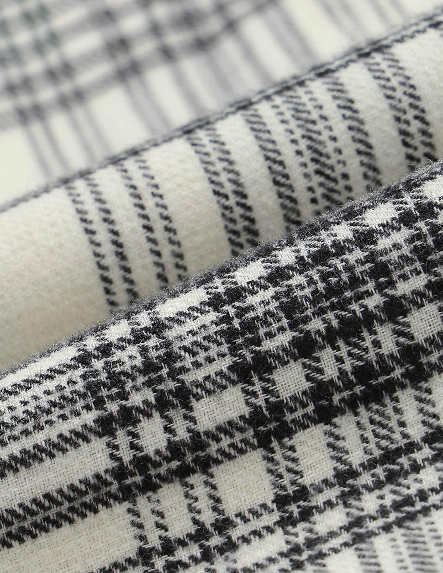 Tartan Checked Slim Fit Shirt Off White - U.S. POLO ASSN. | Large