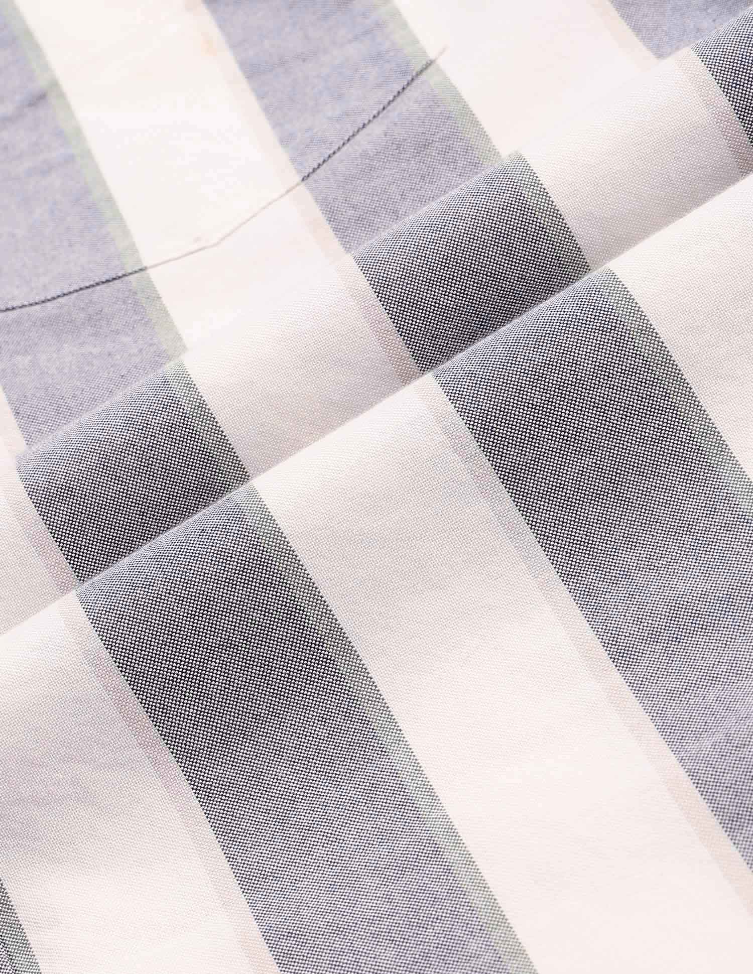 Pure Cotton Vertical Striped Shirt Navy - U.S. POLO ASSN. | Large