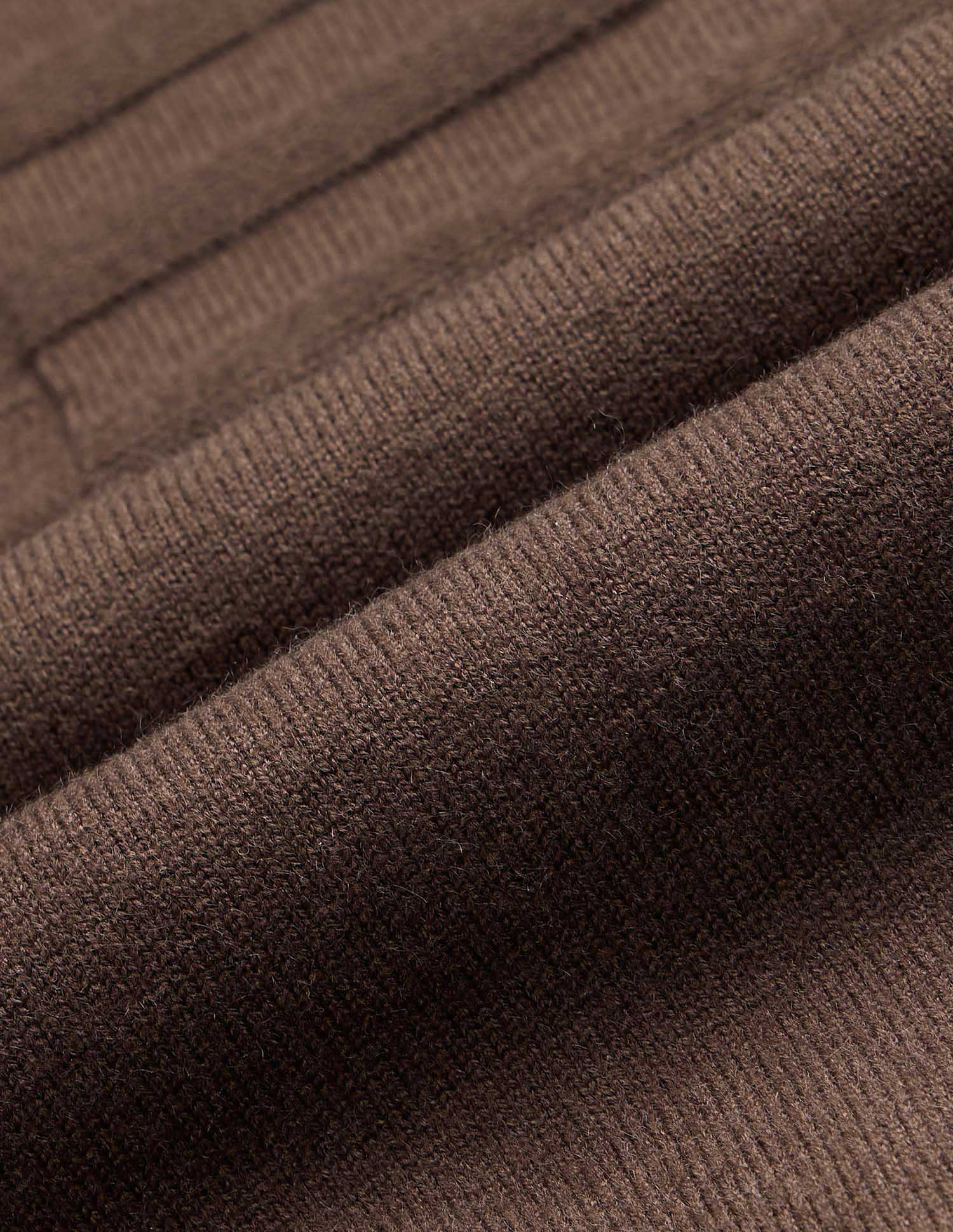 Patterned Knit Regular Fit Sweater Brown - U.S. POLO ASSN. | Large