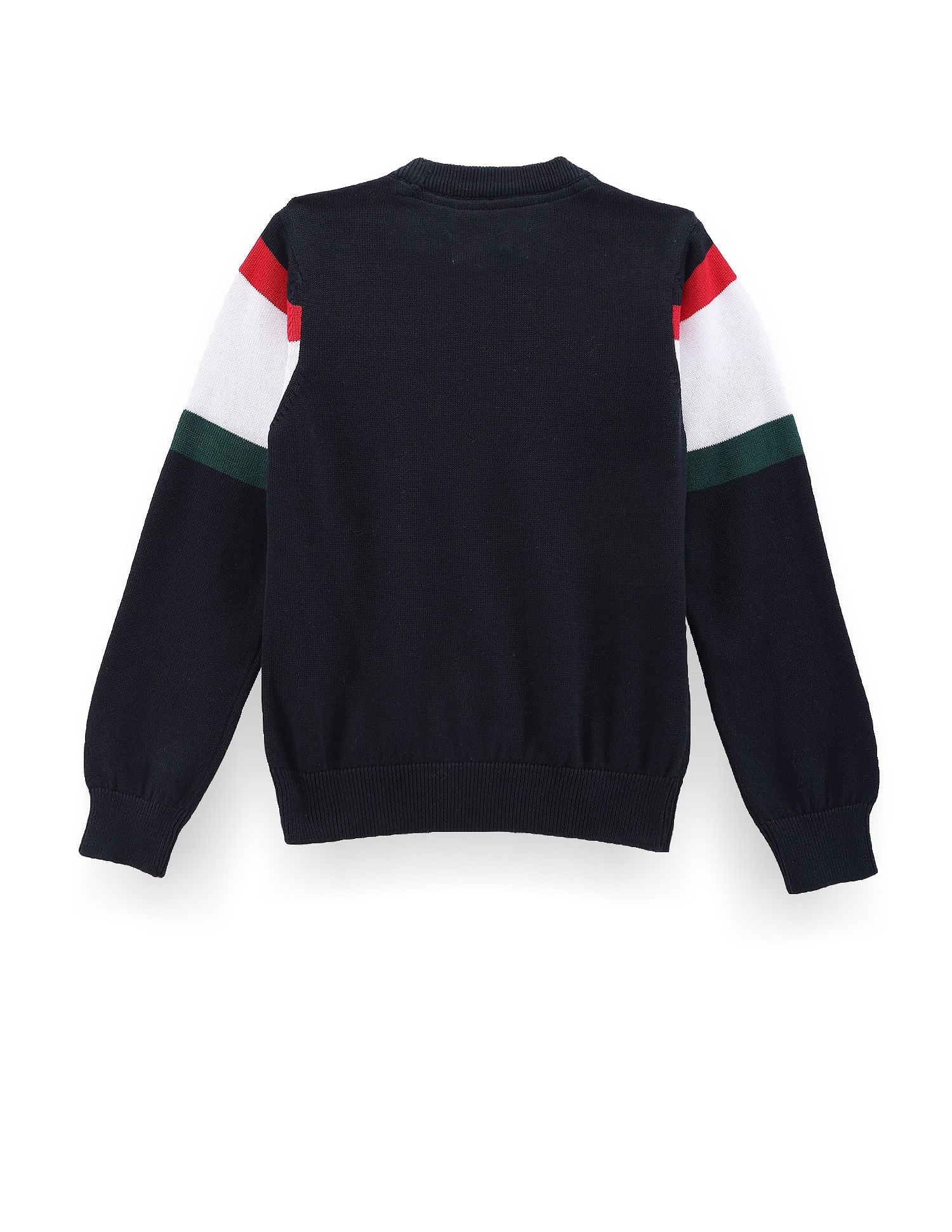 Boys Patterned Knit Sweater Navy - U.S. POLO ASSN. | Large