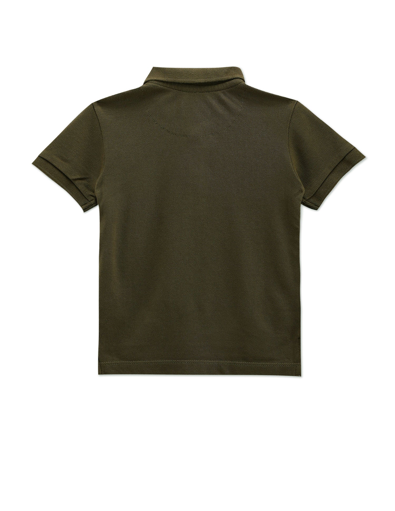 Boys Graphic Print Cotton Polo Shirt Olive - U.S. POLO ASSN. | Large