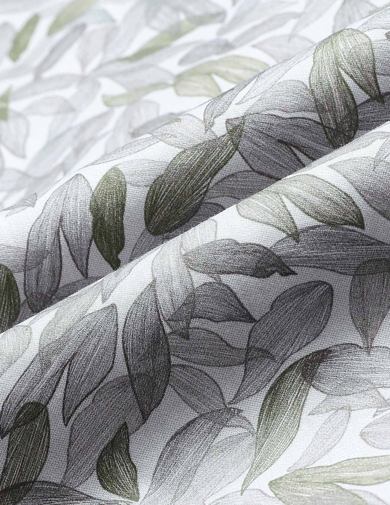 Tropical Printed Satin Shirt Grey - U.S. Polo Assn. India | Large
