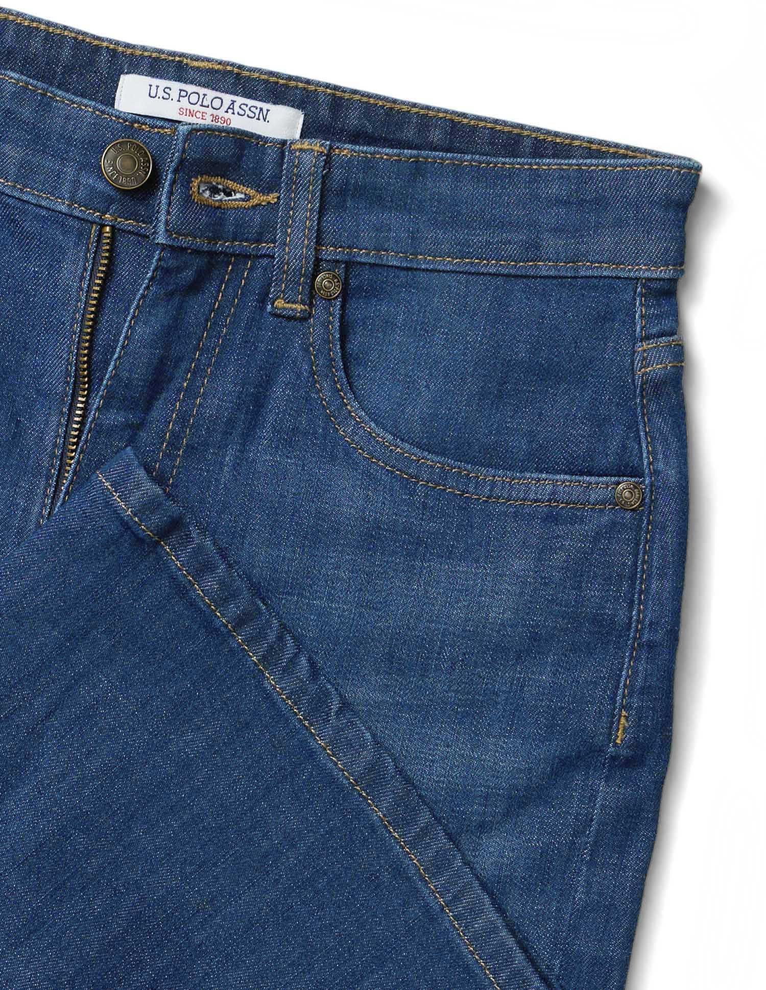 Ultra-High Rise Bootcut Fit Jeans Blue - U.S. POLO ASSN. | Large