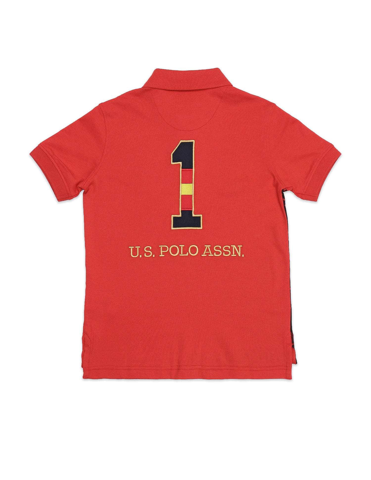 Boys Embroidered Polo Shirt Red - U.S. Polo Assn. India | Large
