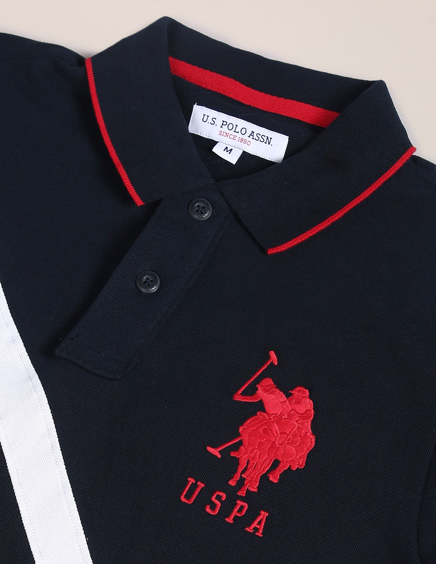 Player Jersey Polo Shirt Navy - U.S. POLO ASSN. | Large
