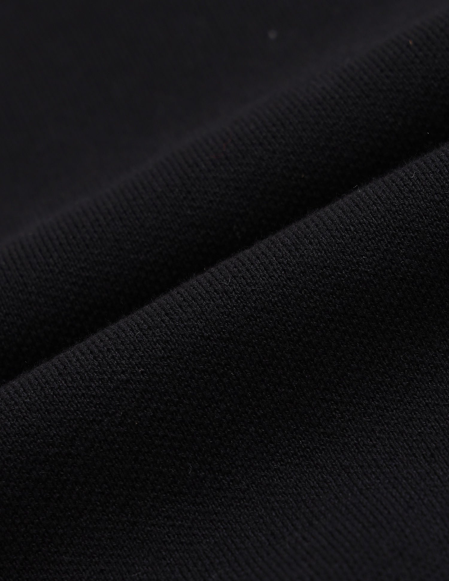 Regular Fit Solid Sweater Black - U.S. Polo Assn. India | Large