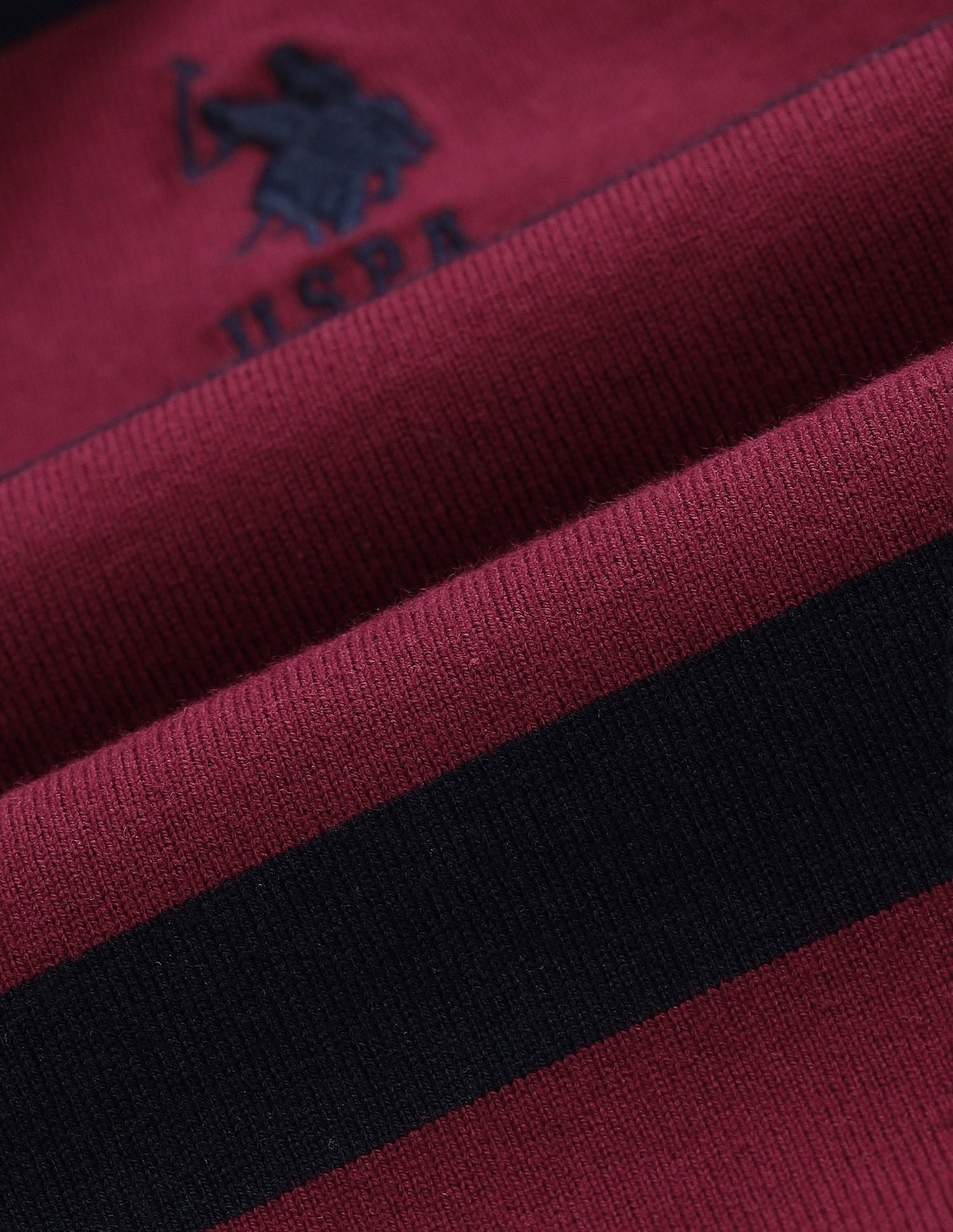 Slim Fit Striped Polo Shirt Beige - U.S. POLO ASSN. | Large