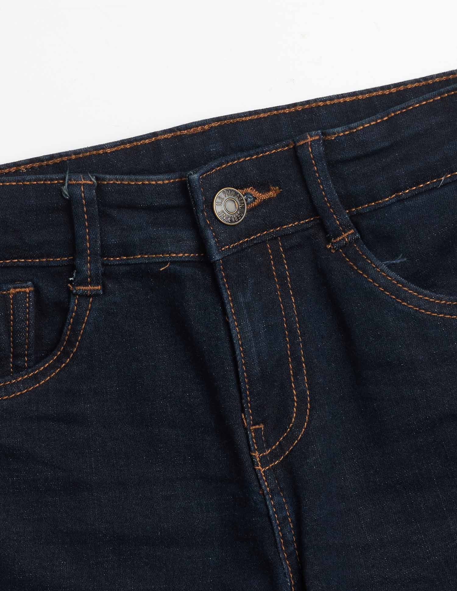 Bootcut Fit Blue Jeans Dark Blue - U.S. Polo Assn. India | Large
