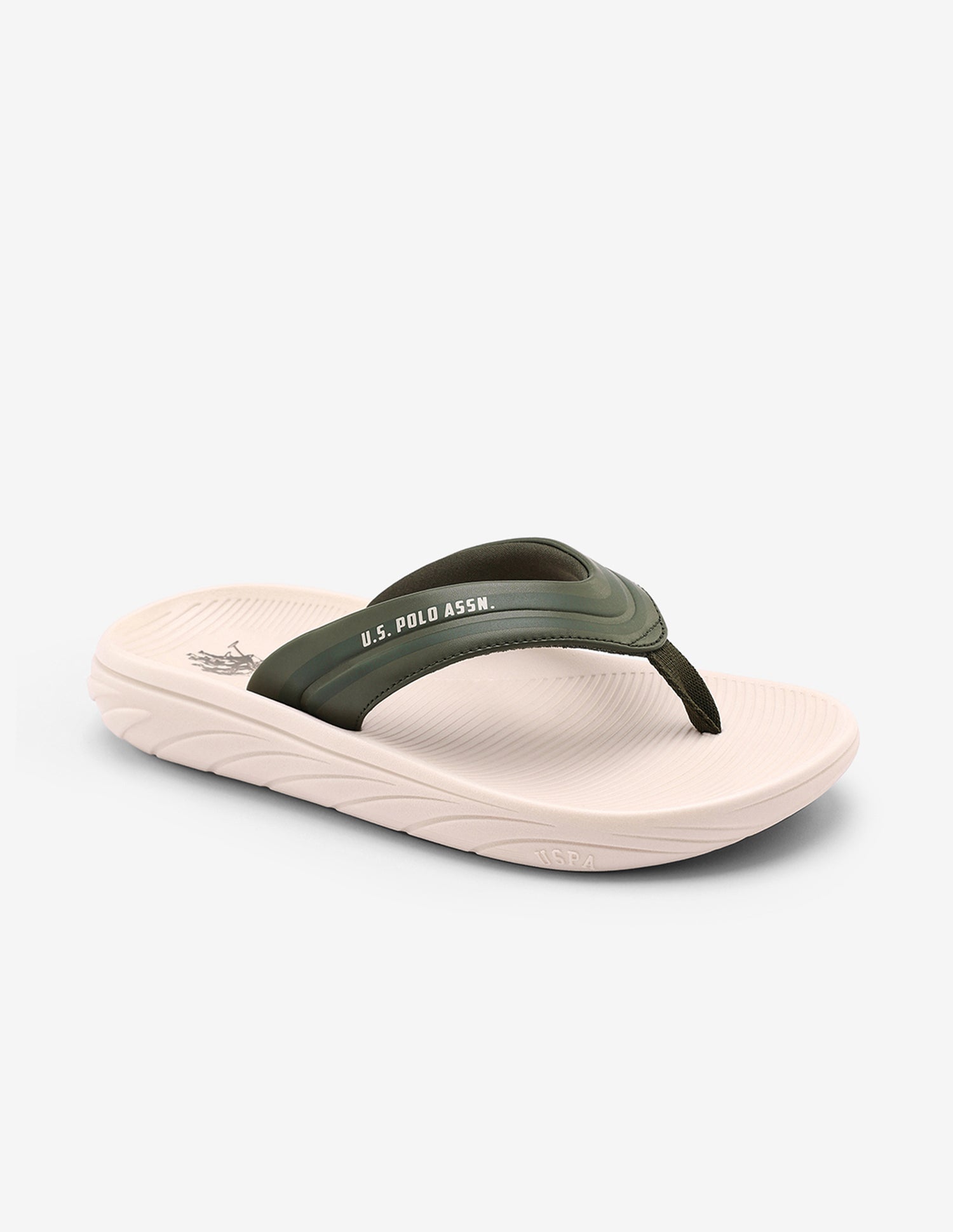 Broad Strap Celtic Flip Flops Olive - U.S. Polo Assn. India | Large