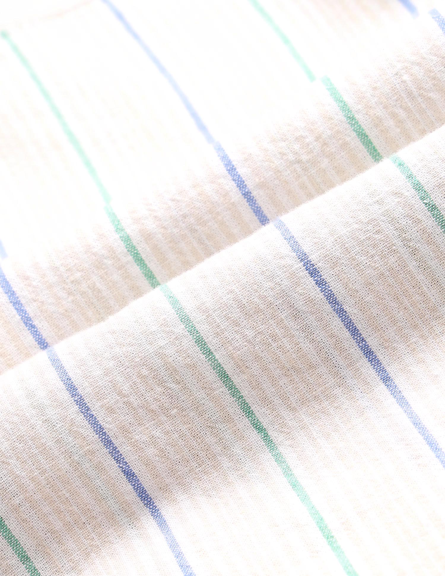 Boys Vertical Striped Regular Fit Shirt Turquoise - U.S. POLO ASSN. | Large