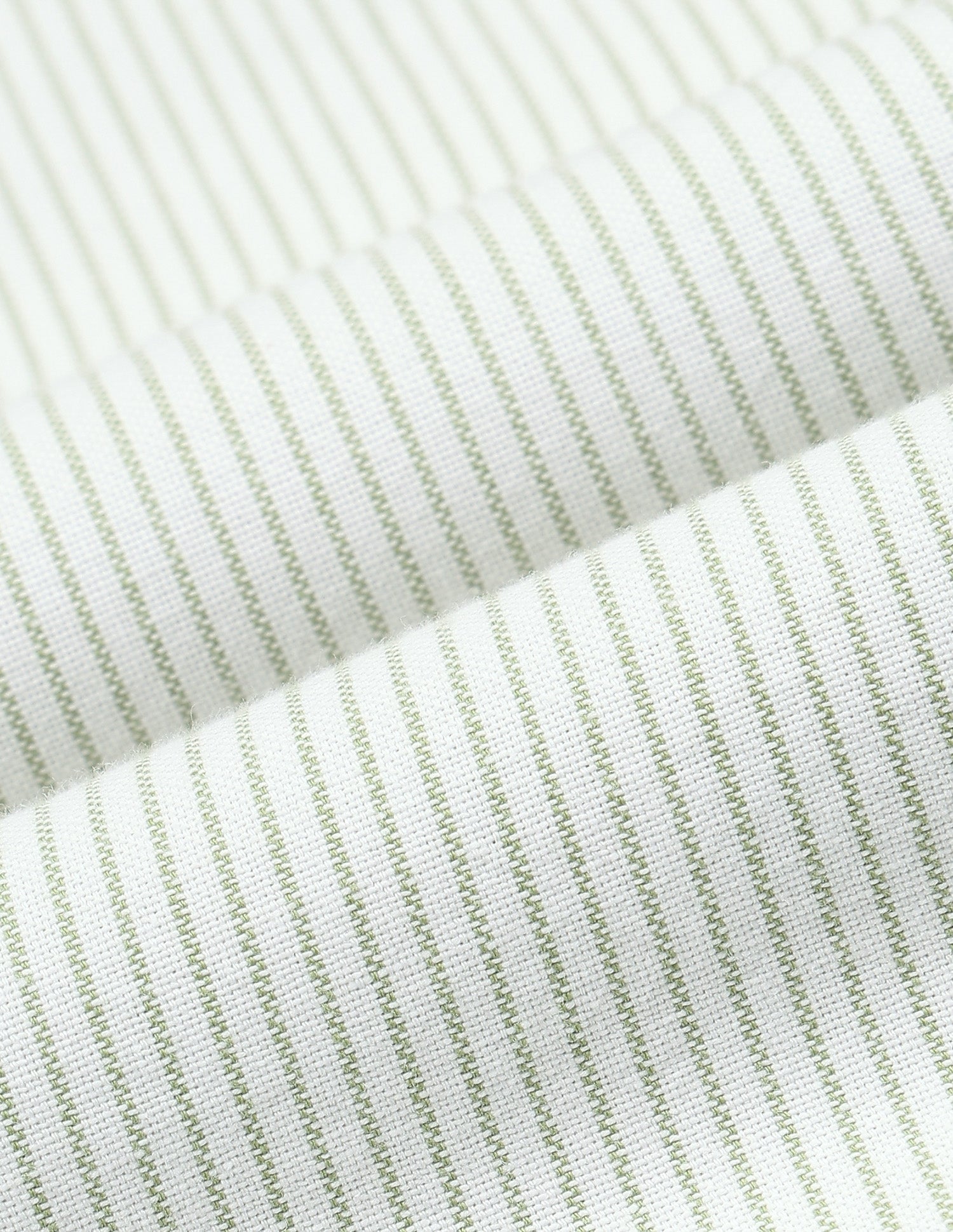 Vertical Striped Boxy Fit Shirt Light Green - U.S. Polo Assn. India | Large