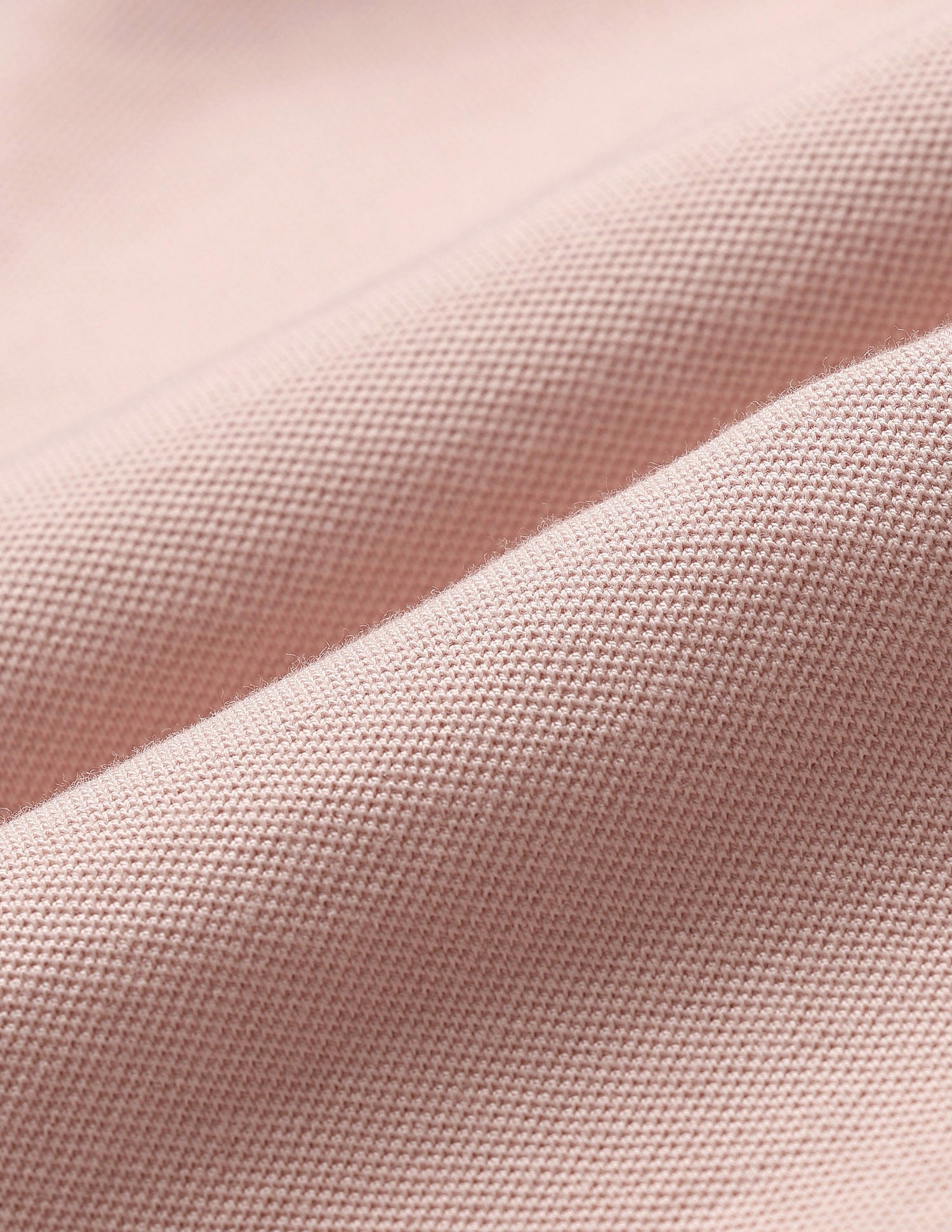 Zip Up Cotton Polo Shirt Light Pink - U.S. POLO ASSN. | Large