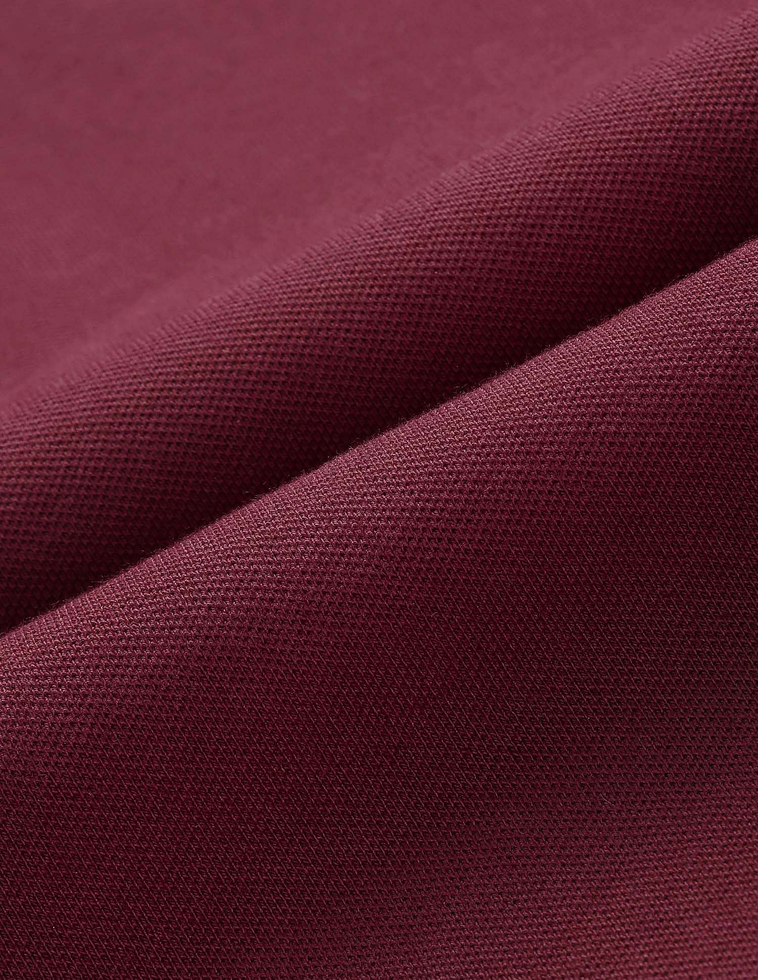 Regular 3 Button Polo With Embroidery Wine - U.S. POLO ASSN. | Large