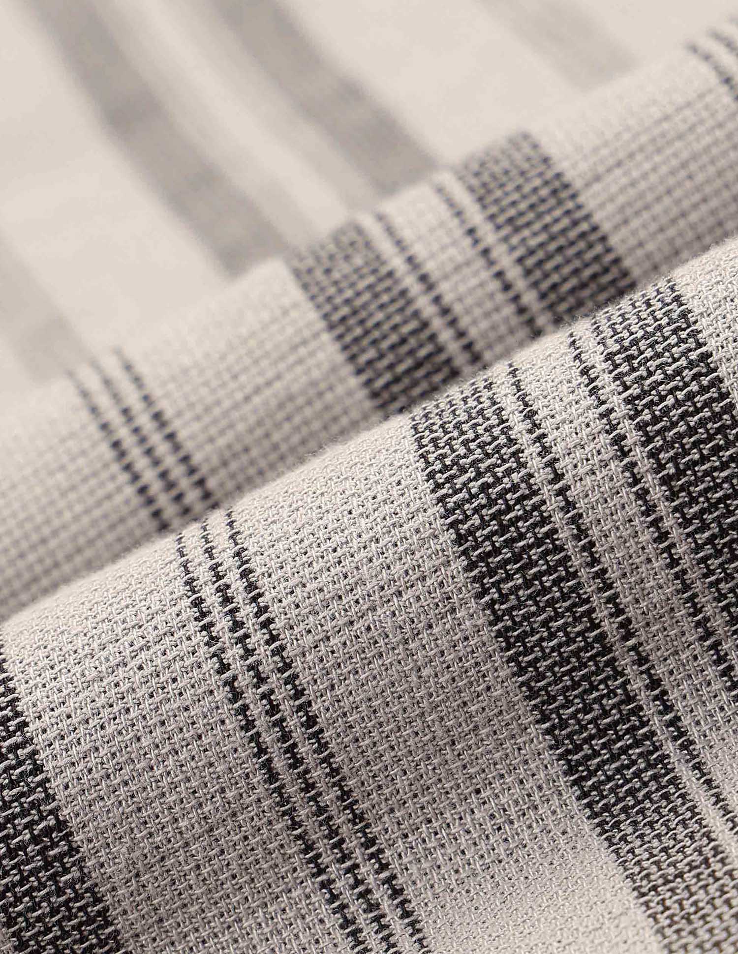 Vertical Striped Regular Fit Shirt Medium Grey - U.S. Polo Assn. India | Large