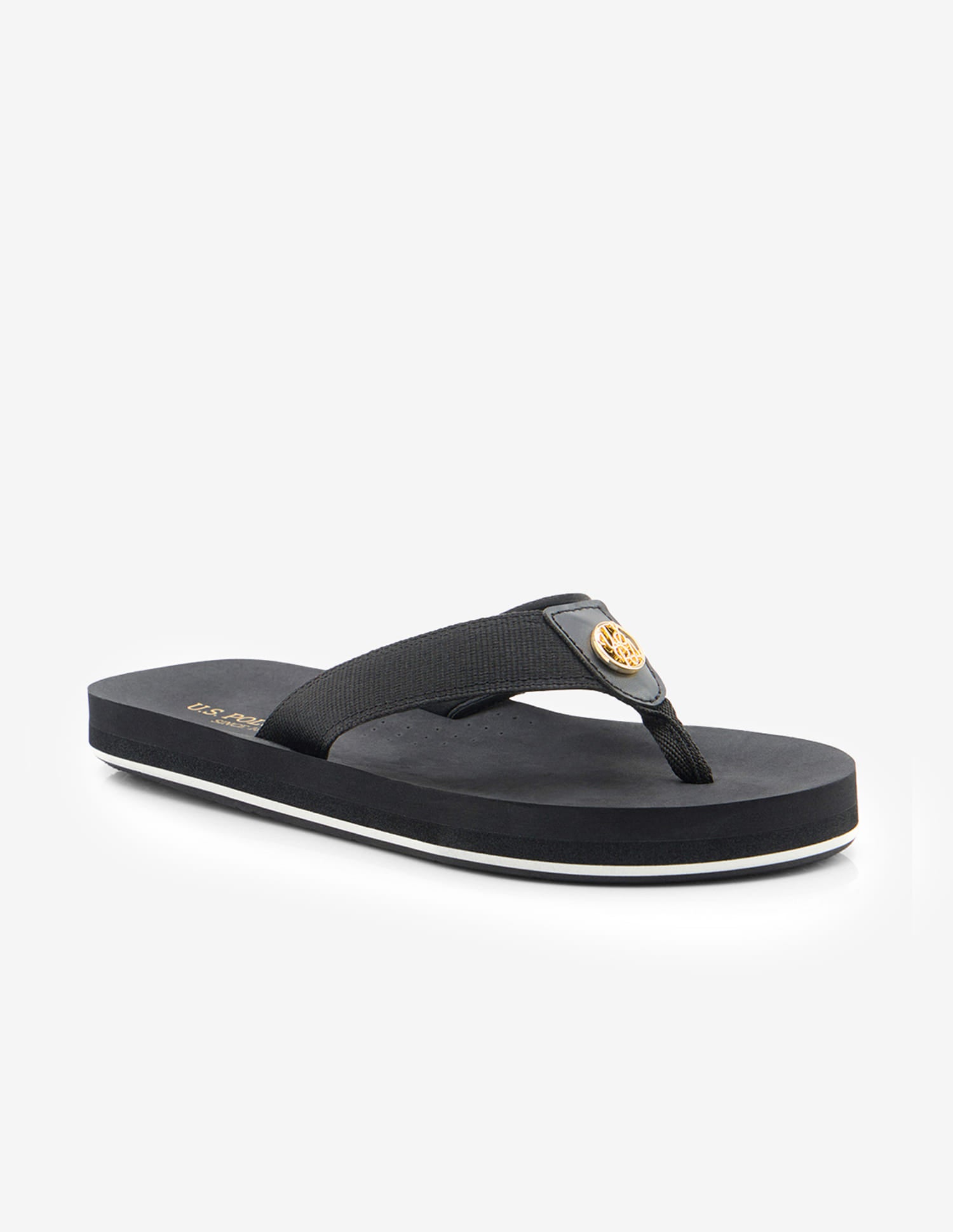 Sui Flip Flops Black - U.S. Polo Assn. India | Large