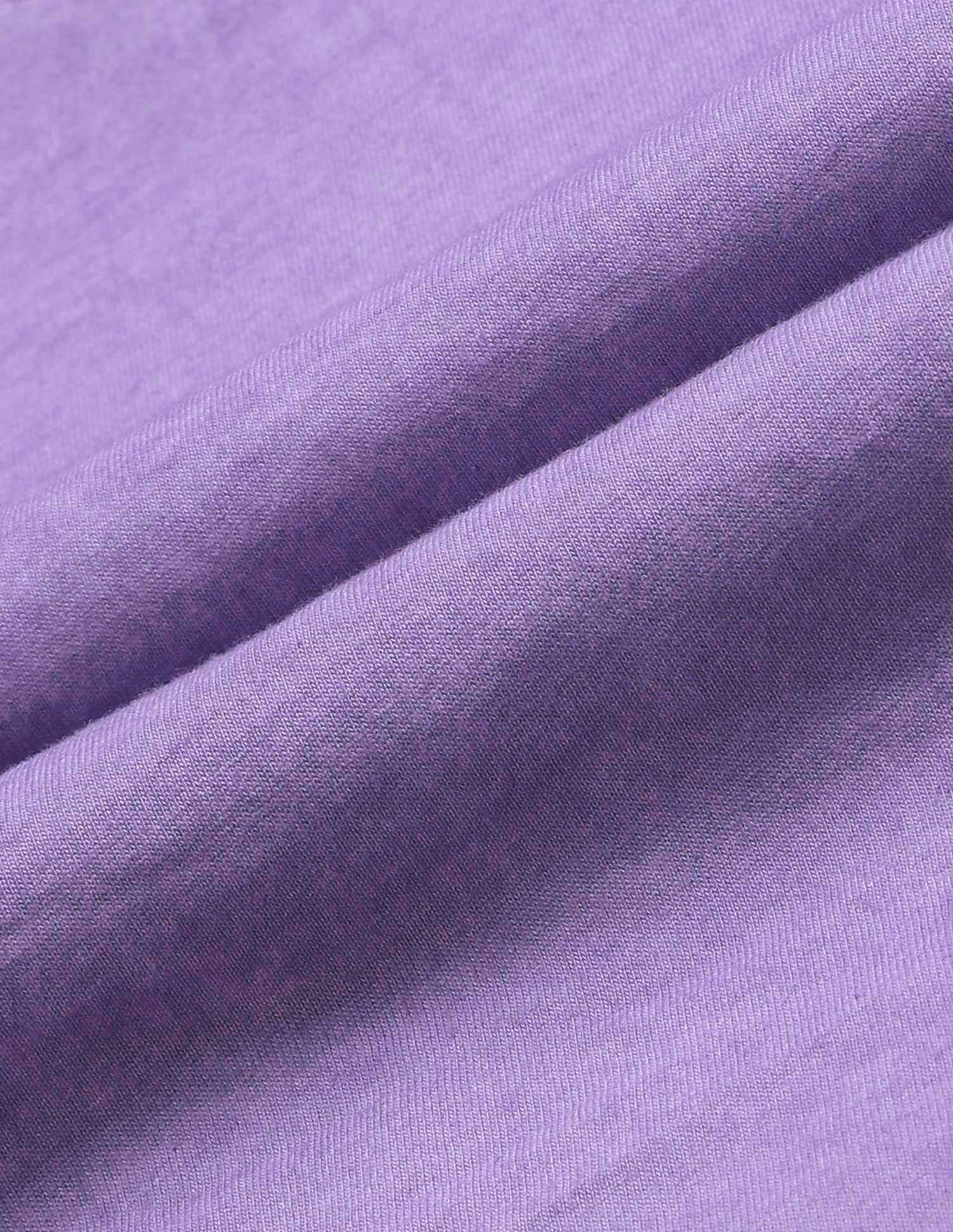 Boys Brand Printed Regular Fit T-Shirt Light Purple - U.S. POLO ASSN. | Large