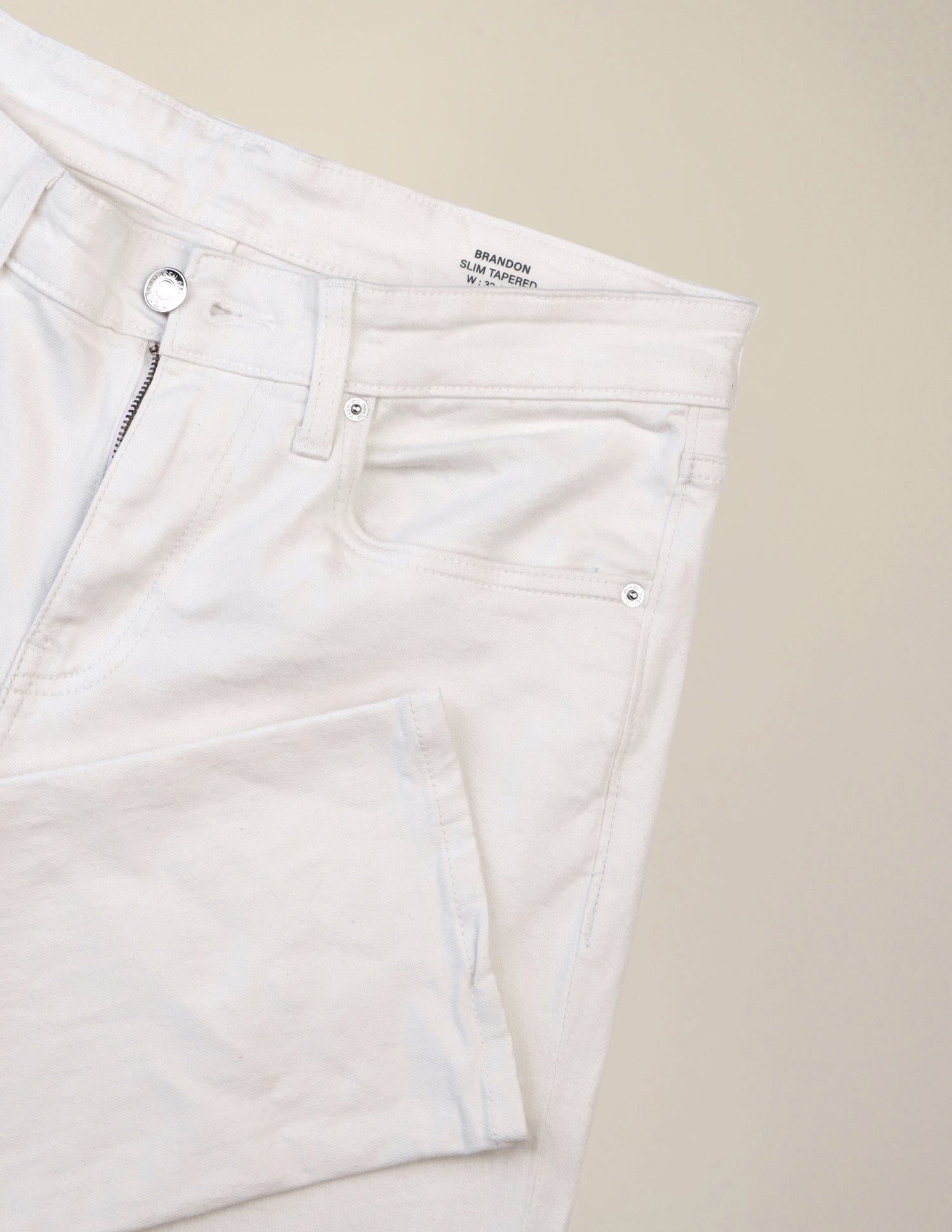 Brandon Slim-Tapered Fit White Jeans White - U.S. Polo Assn. India | Large