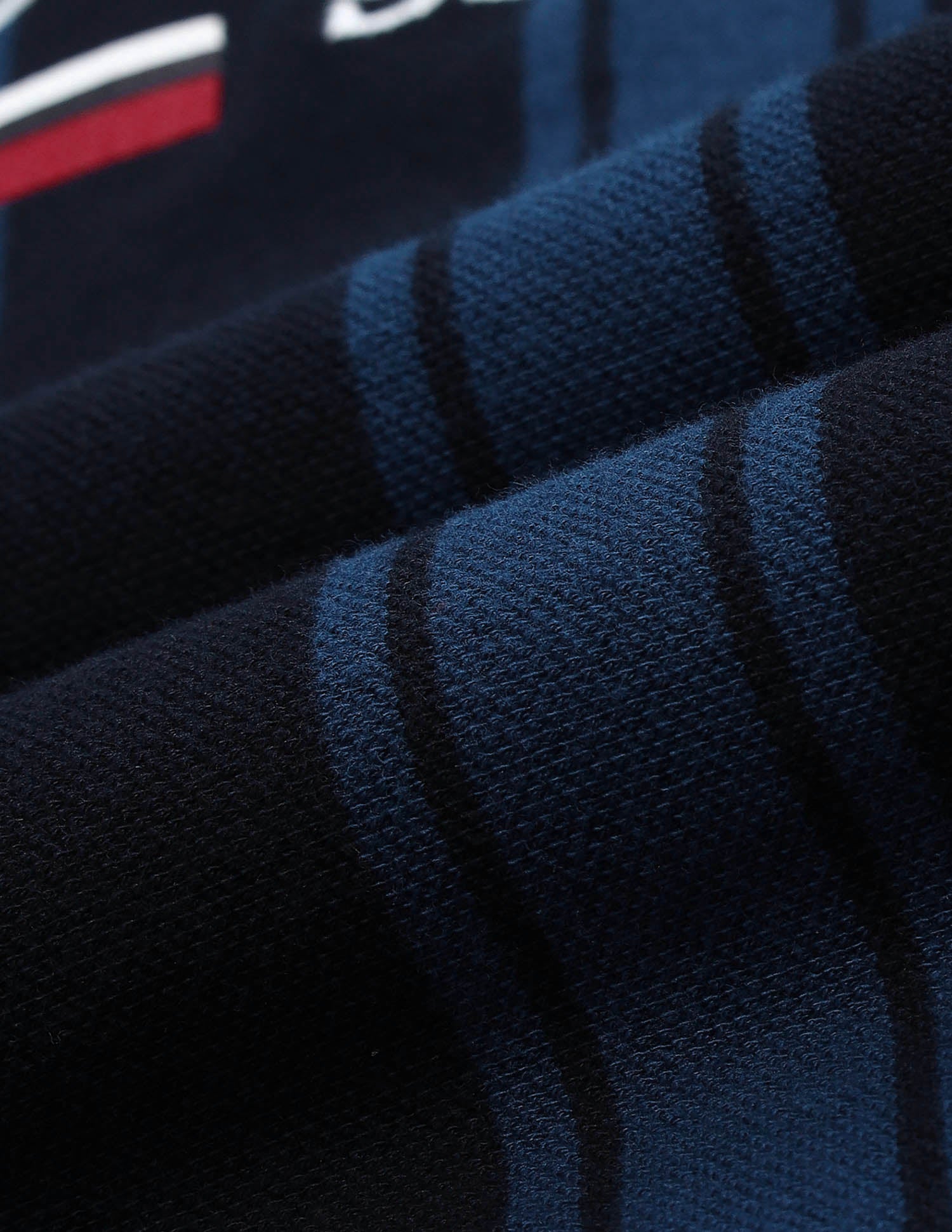 Vertical Striped Cotton Polo Shirt Navy - U.S. POLO ASSN. | Large