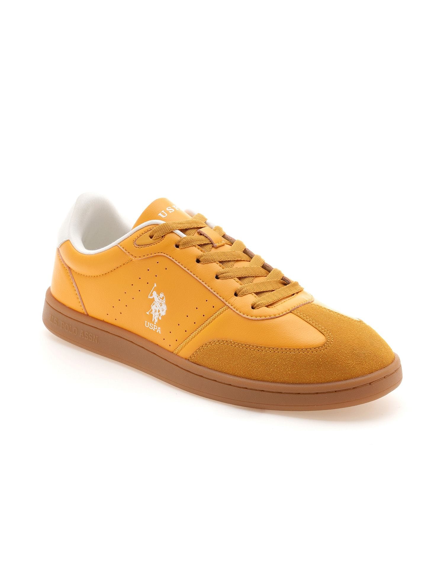 Men Cenik Colourblocked Sneakers Yellow - U.S. Polo Assn. India | Large